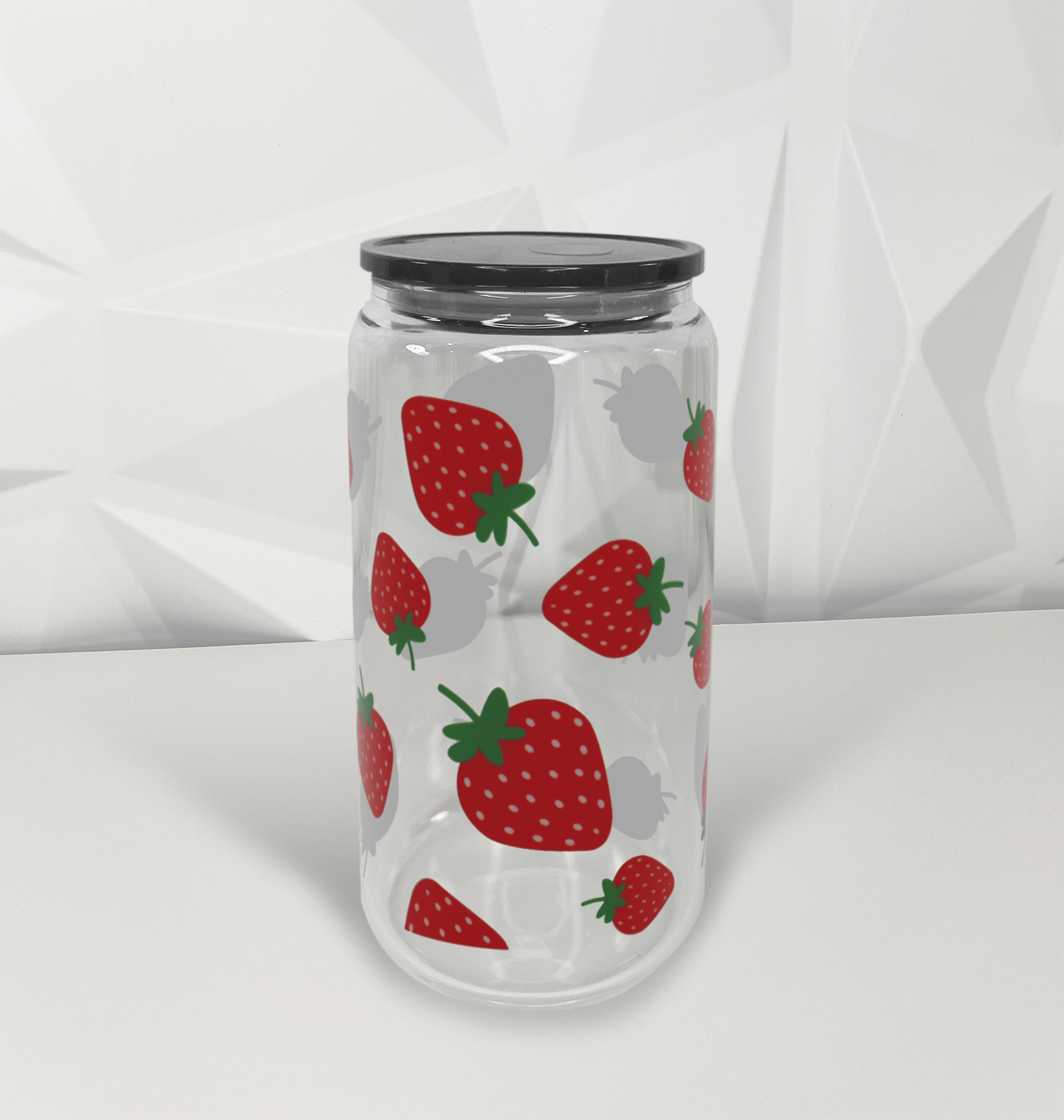 Strawberries - Red| 16oz Libby Glass Tumbler
