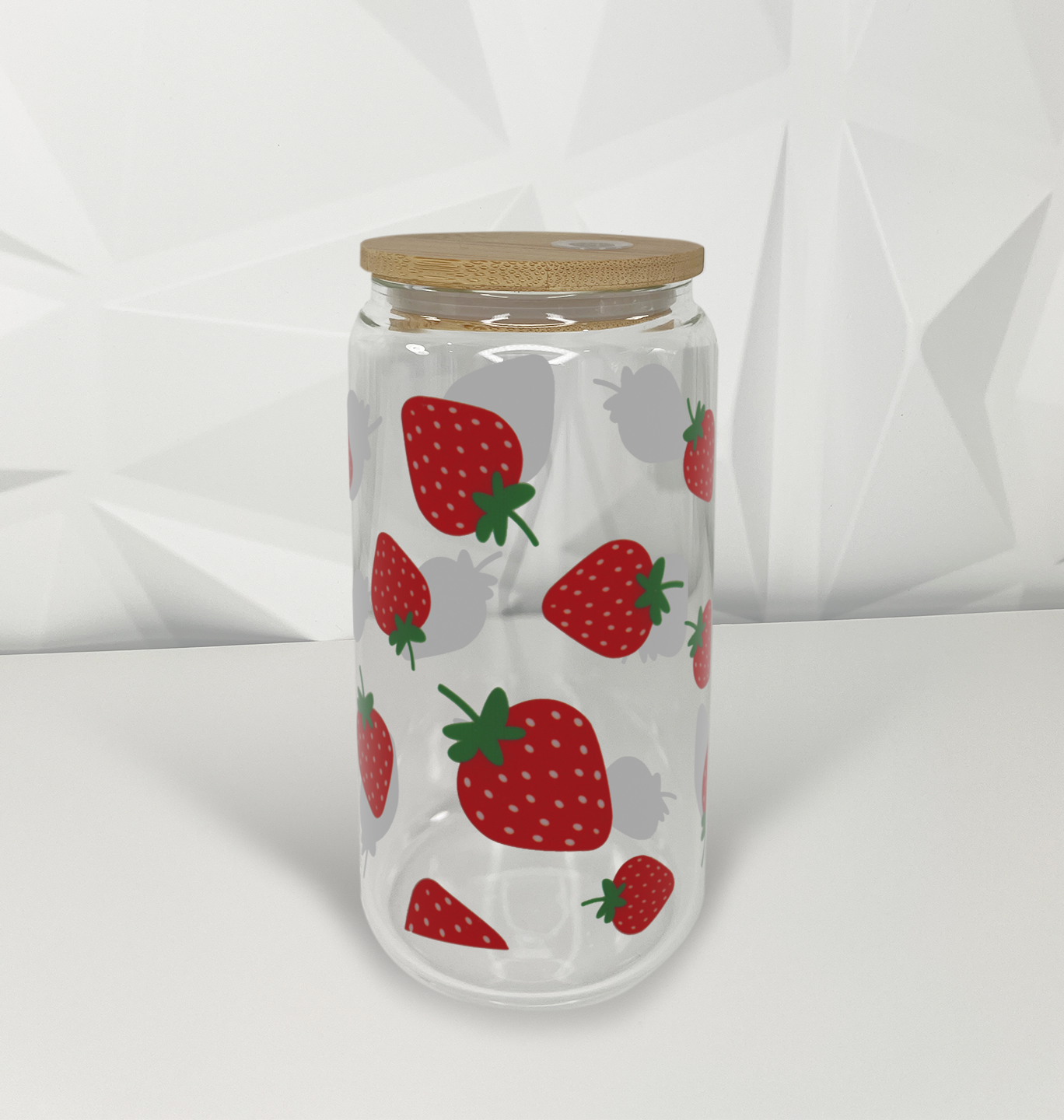 Strawberries - Red| 16oz Libby Glass Tumbler
