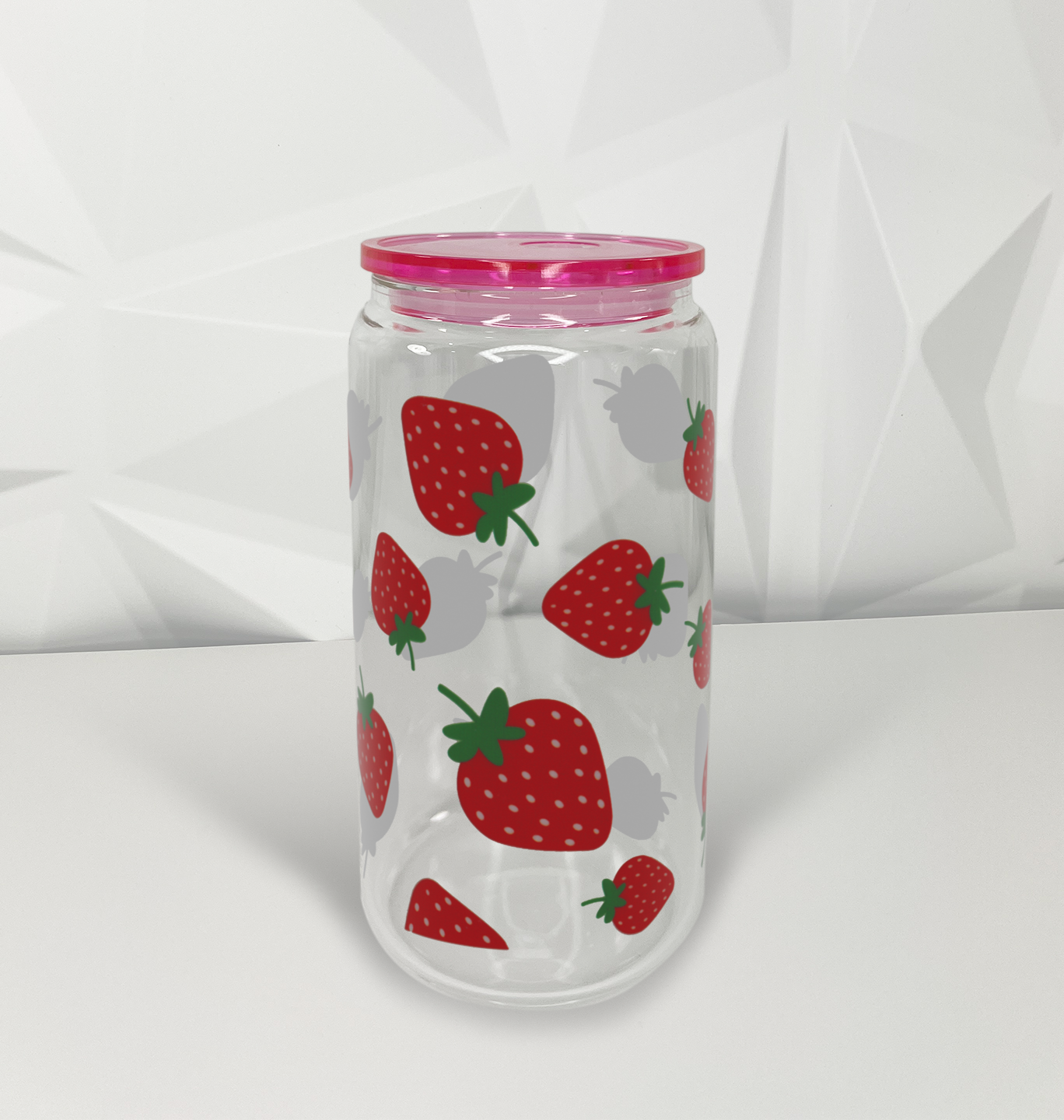 Strawberries - Red| 16oz Libby Glass Tumbler