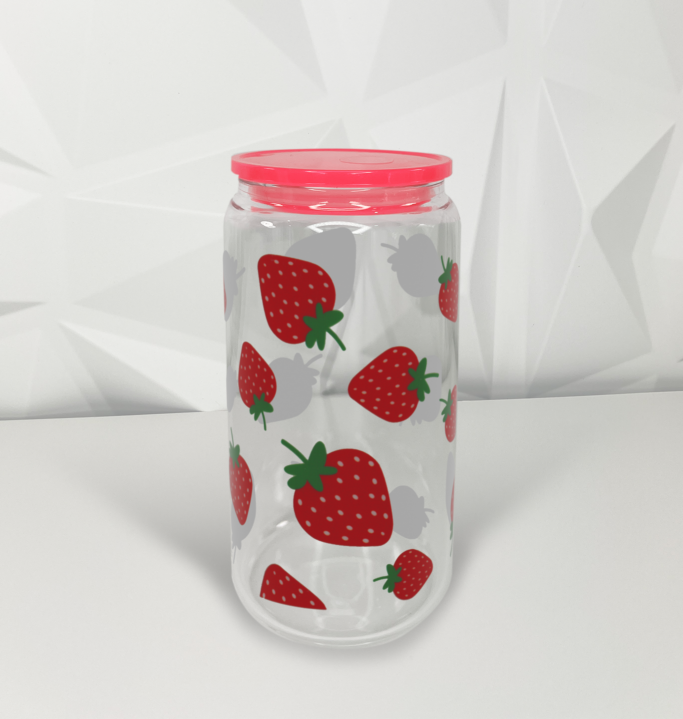 Strawberries - Red| 16oz Libby Glass Tumbler