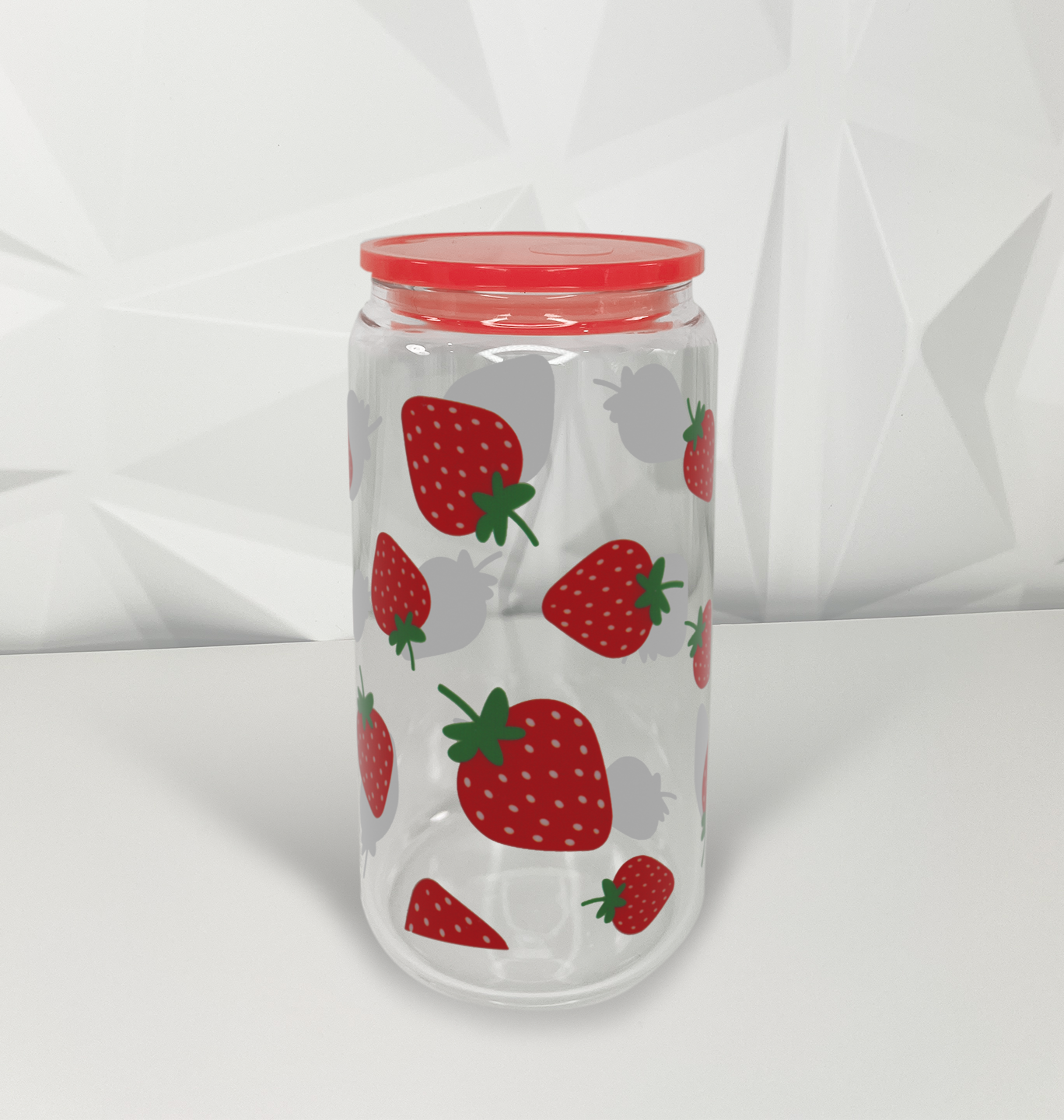 Strawberries - Red| 16oz Libby Glass Tumbler