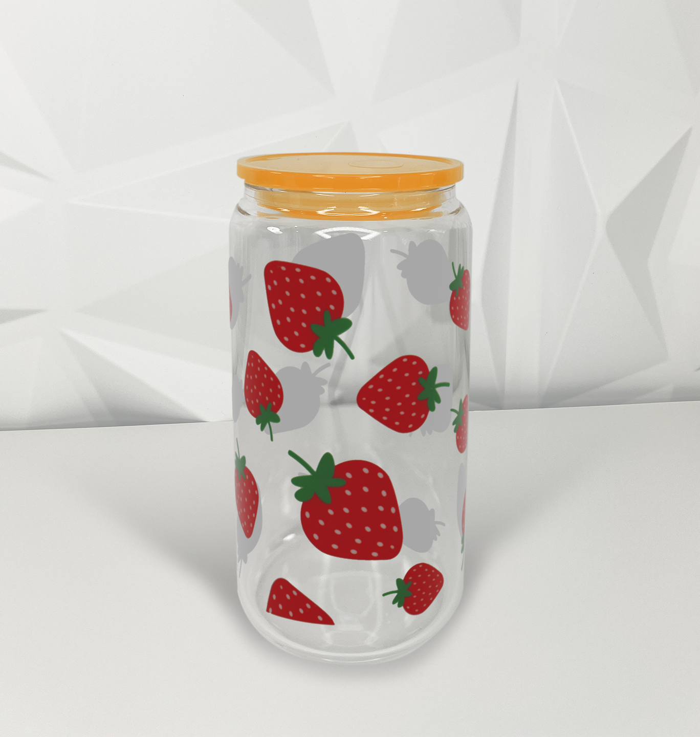 Strawberries - Red| 16oz Libby Glass Tumbler