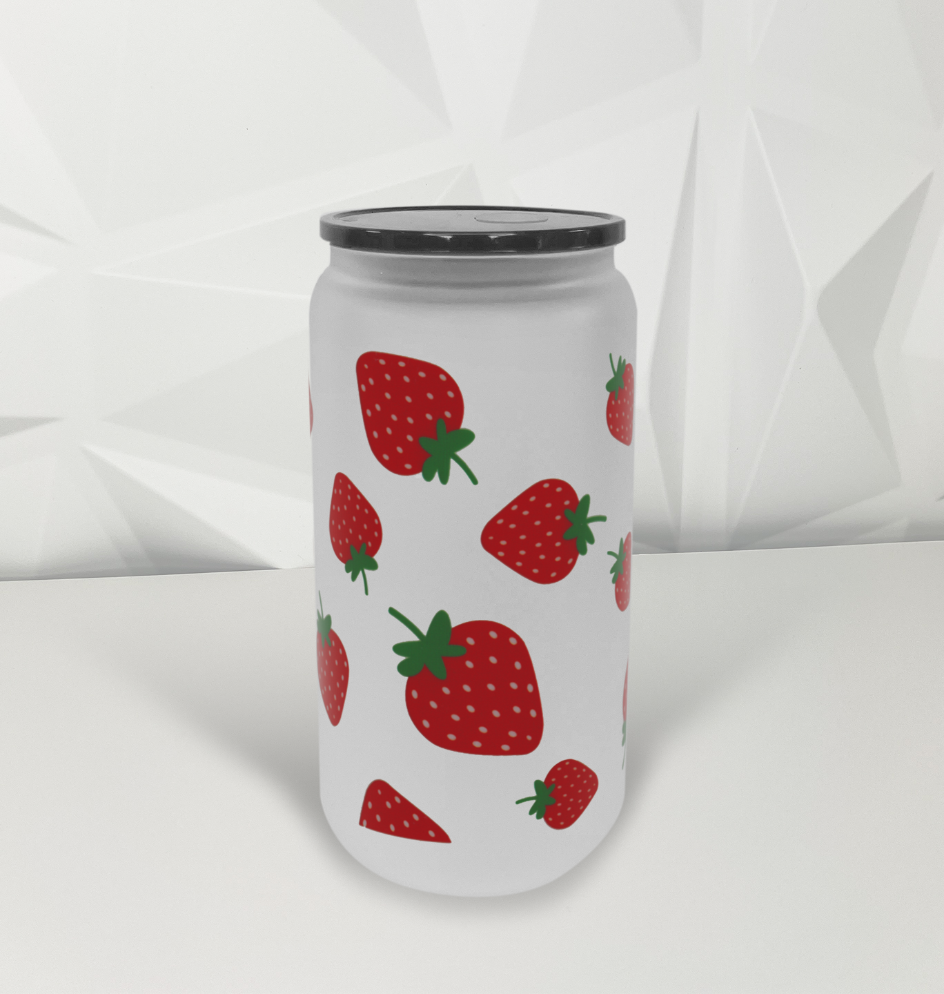 Strawberries - Red| 16oz Libby Glass Tumbler