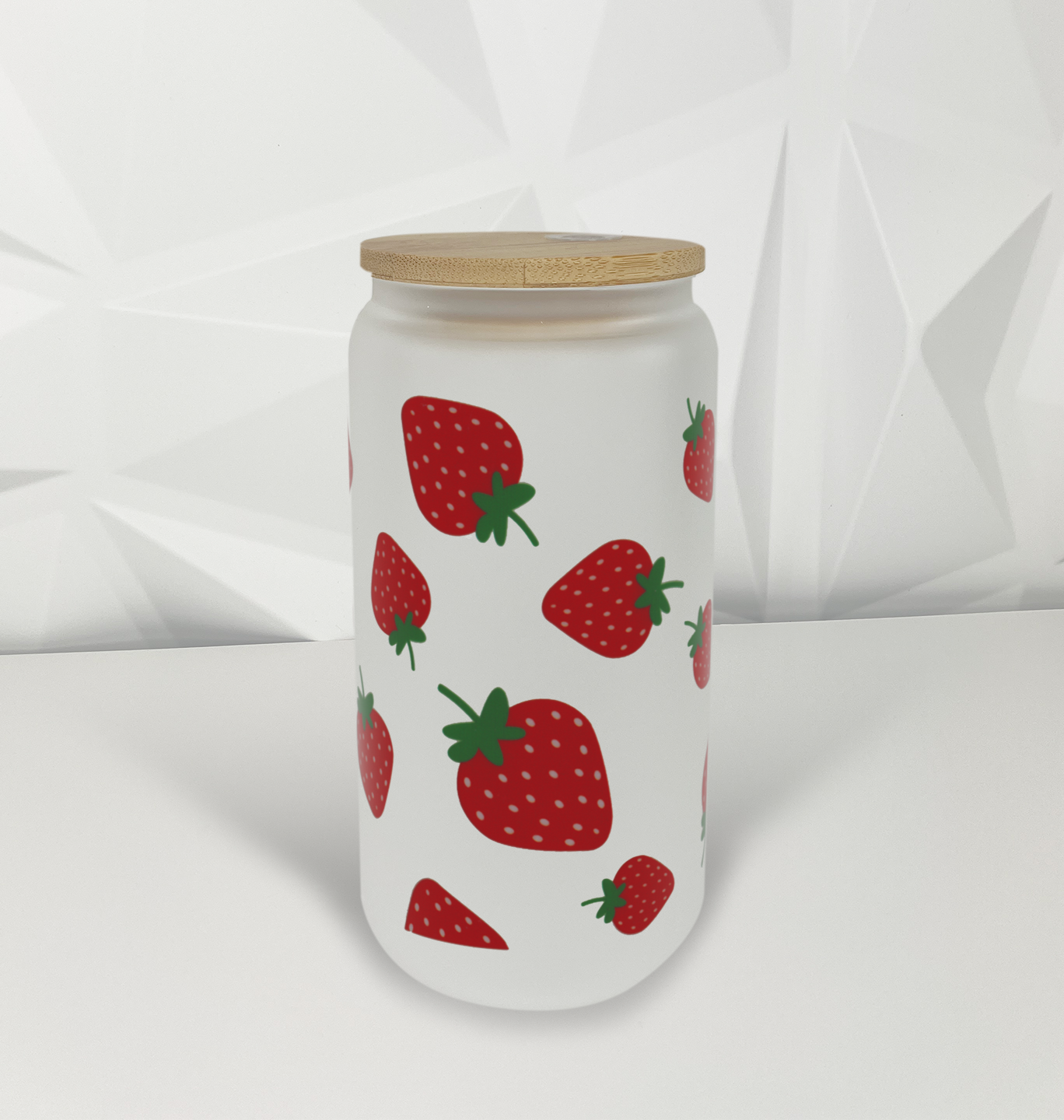 Strawberries - Red| 16oz Libby Glass Tumbler