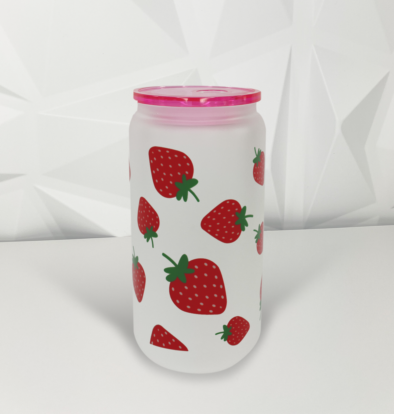 Strawberries - Red| 16oz Libby Glass Tumbler