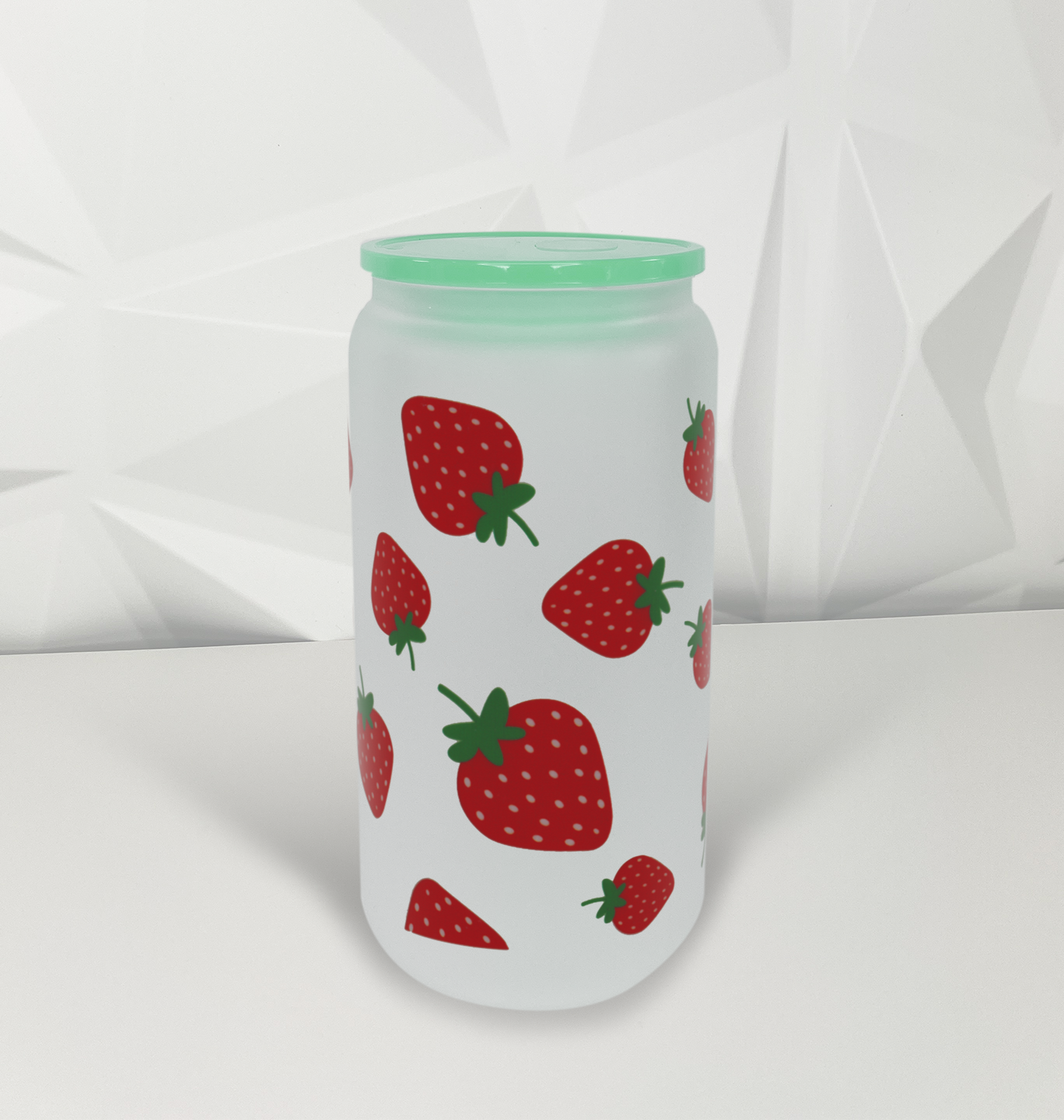 Strawberries - Red| 16oz Libby Glass Tumbler