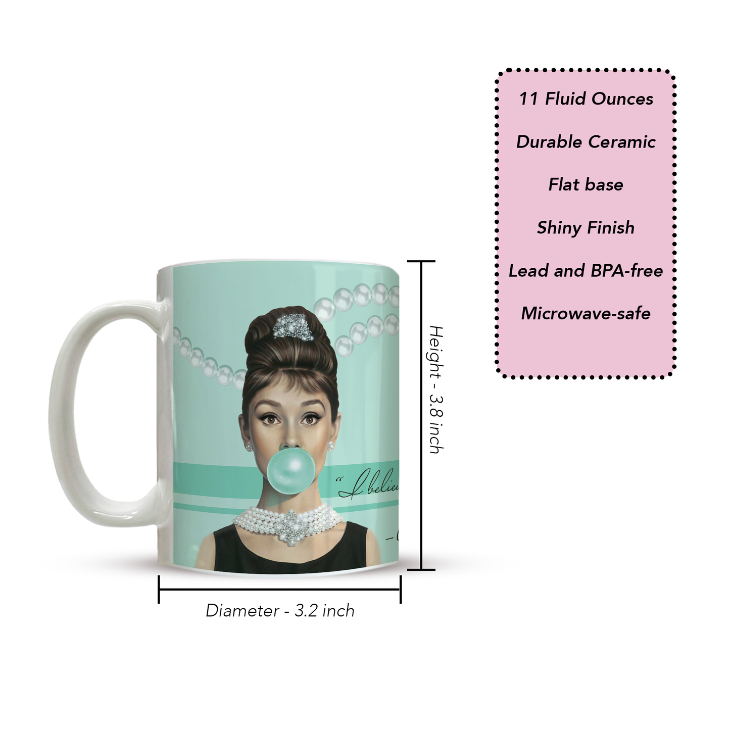 Audrey Hepburn | 11oz Mug