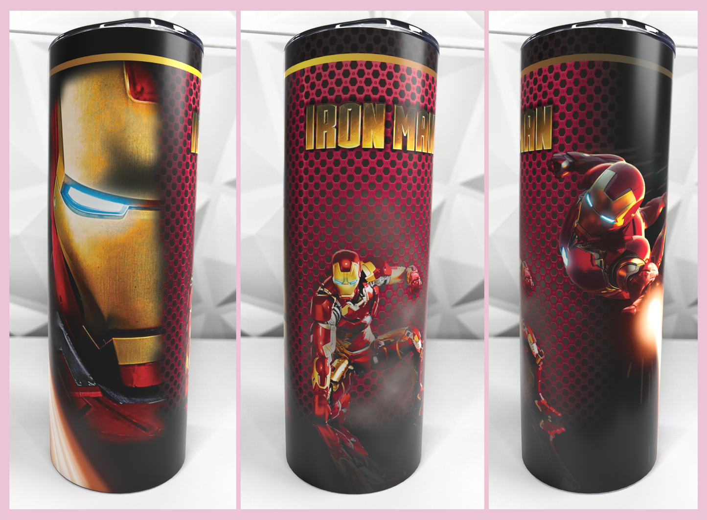 Iron Man | 20oz Stainless Steel Skinny Coffee Tumbler