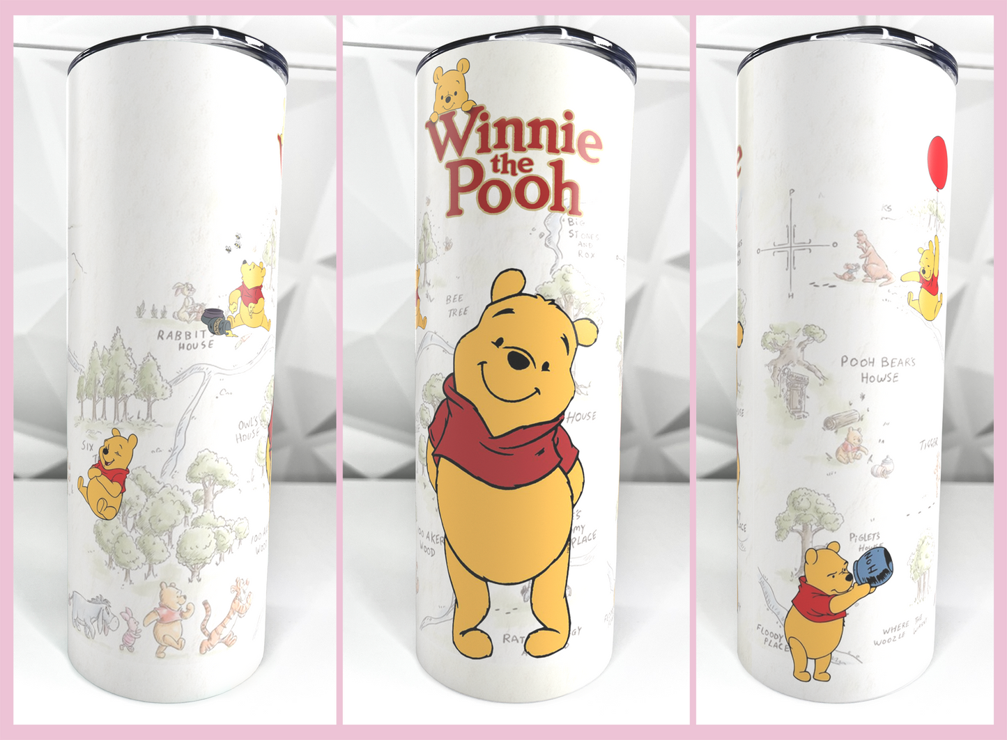 Winnie The Pooh | 20oz Stainless Steel Skinny Coffee Tumbler