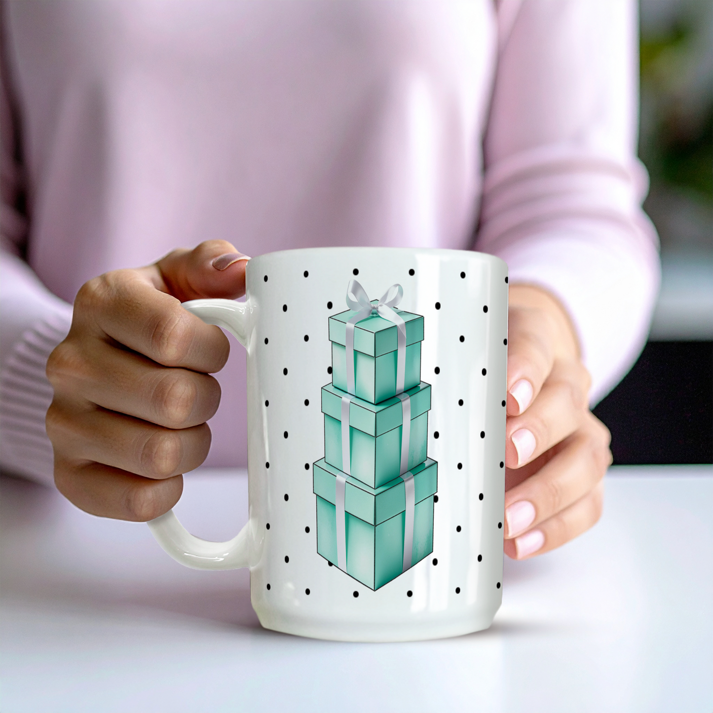 Audrey Hepburn - Polka-Dots | 15oz Mug