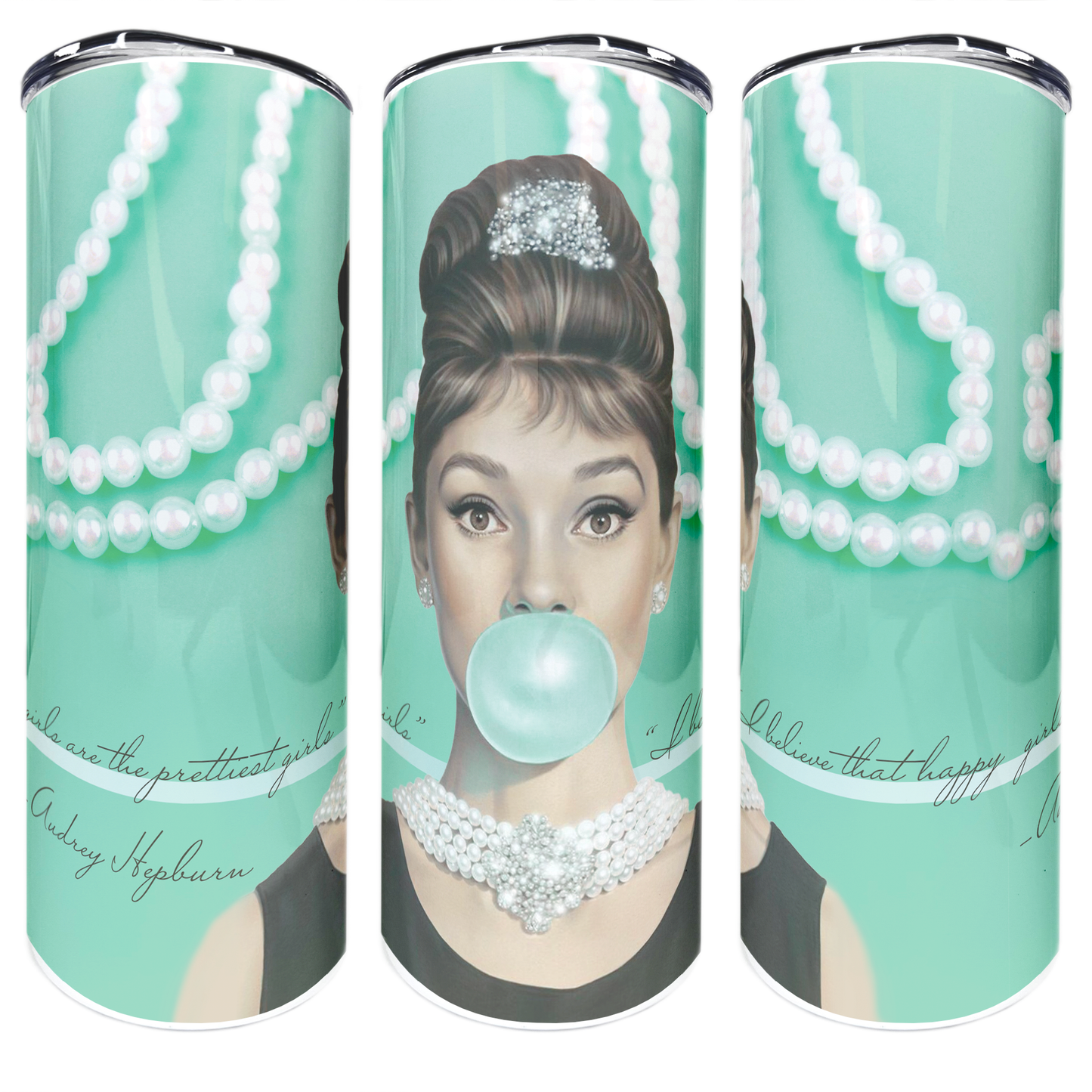 Audrey | 20oz Stainless Steel Skinny Coffee Tumbler