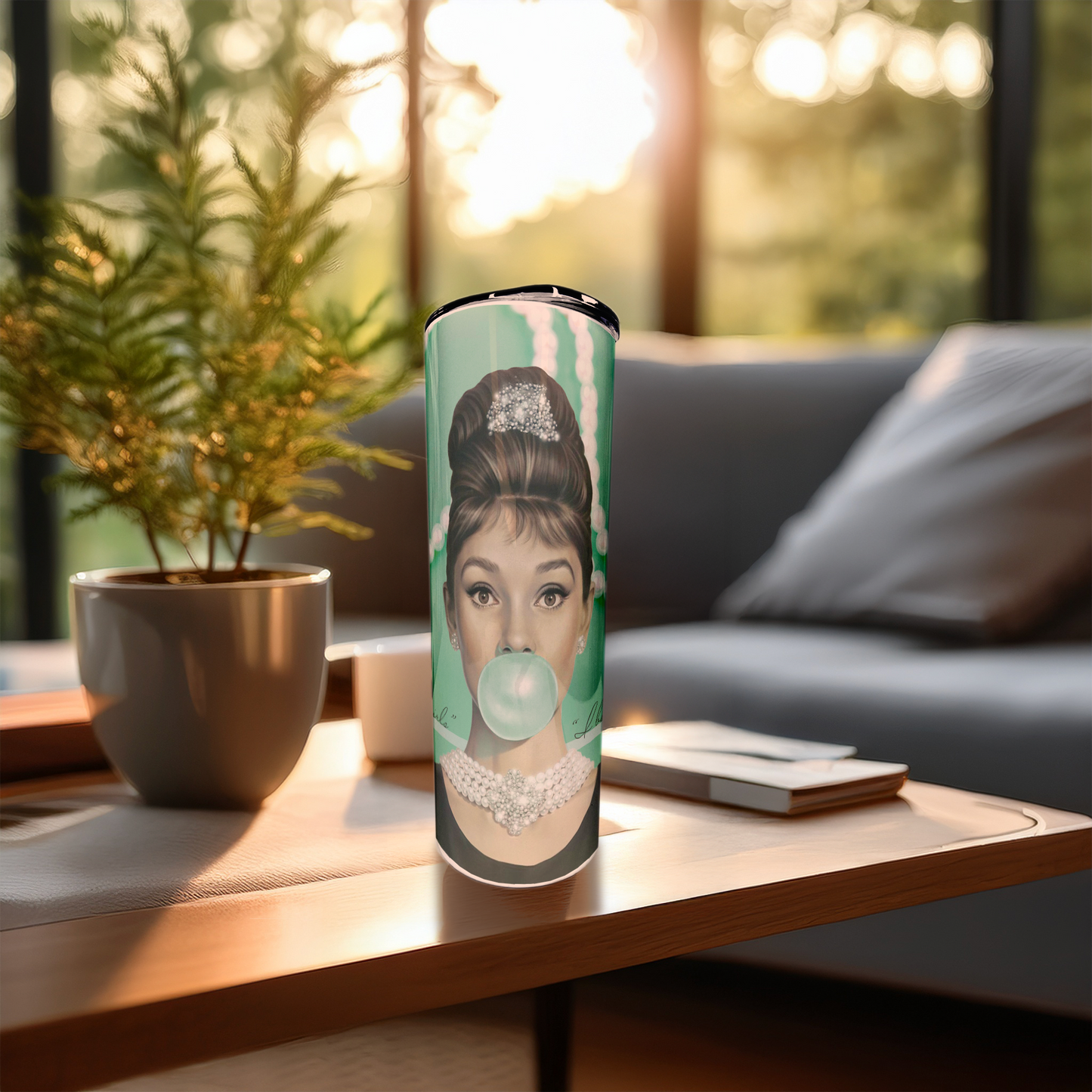 Audrey | 20oz Stainless Steel Skinny Coffee Tumbler