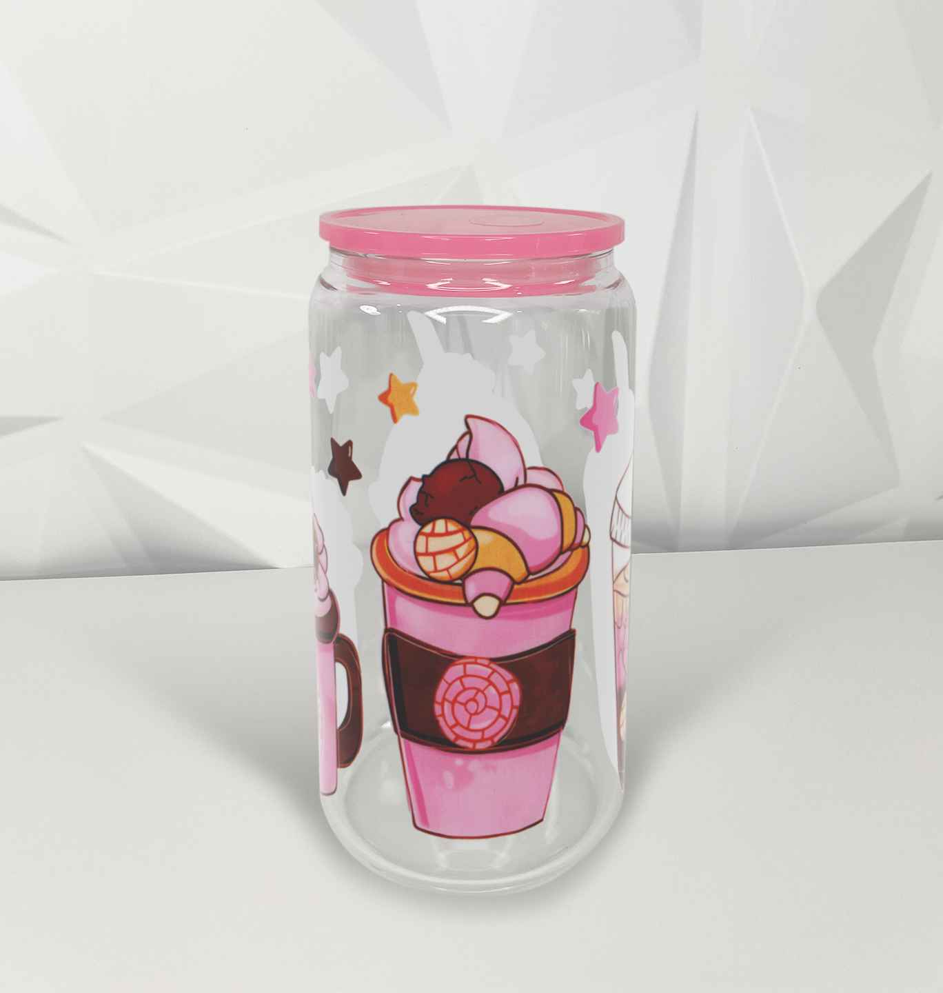 Cafecito Y Chisme - Stars | 16oz Libby Glass Tumbler
