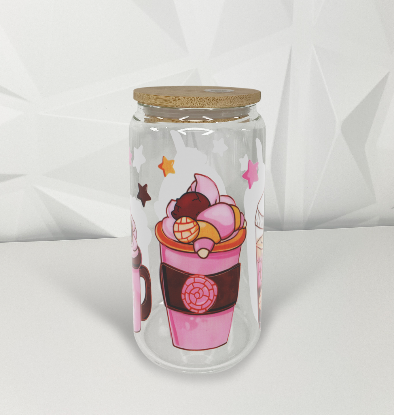Cafecito Y Chisme - Stars | 16oz Libby Glass Tumbler