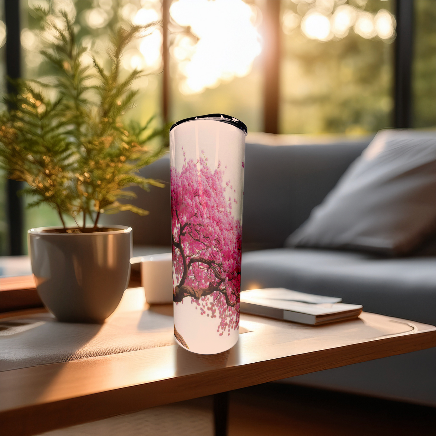 Cherry Blossom Tree | 20oz Stainless Steel Skinny Coffee Tumbler