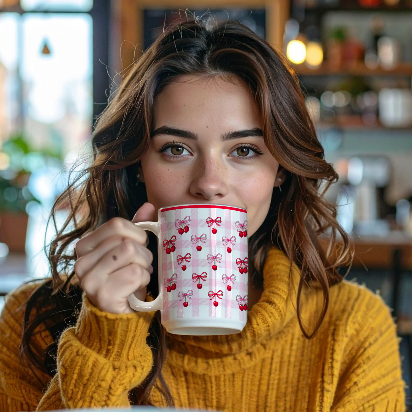Cherries Bows | 15oz Mug