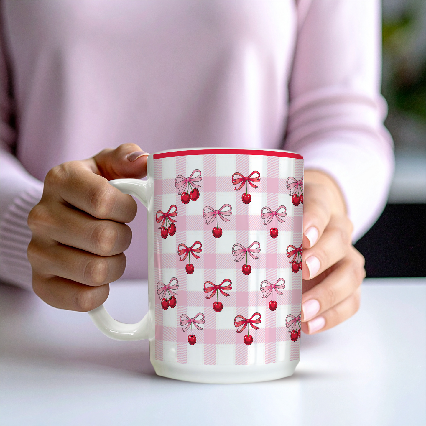 Cherries Bows | 15oz Mug
