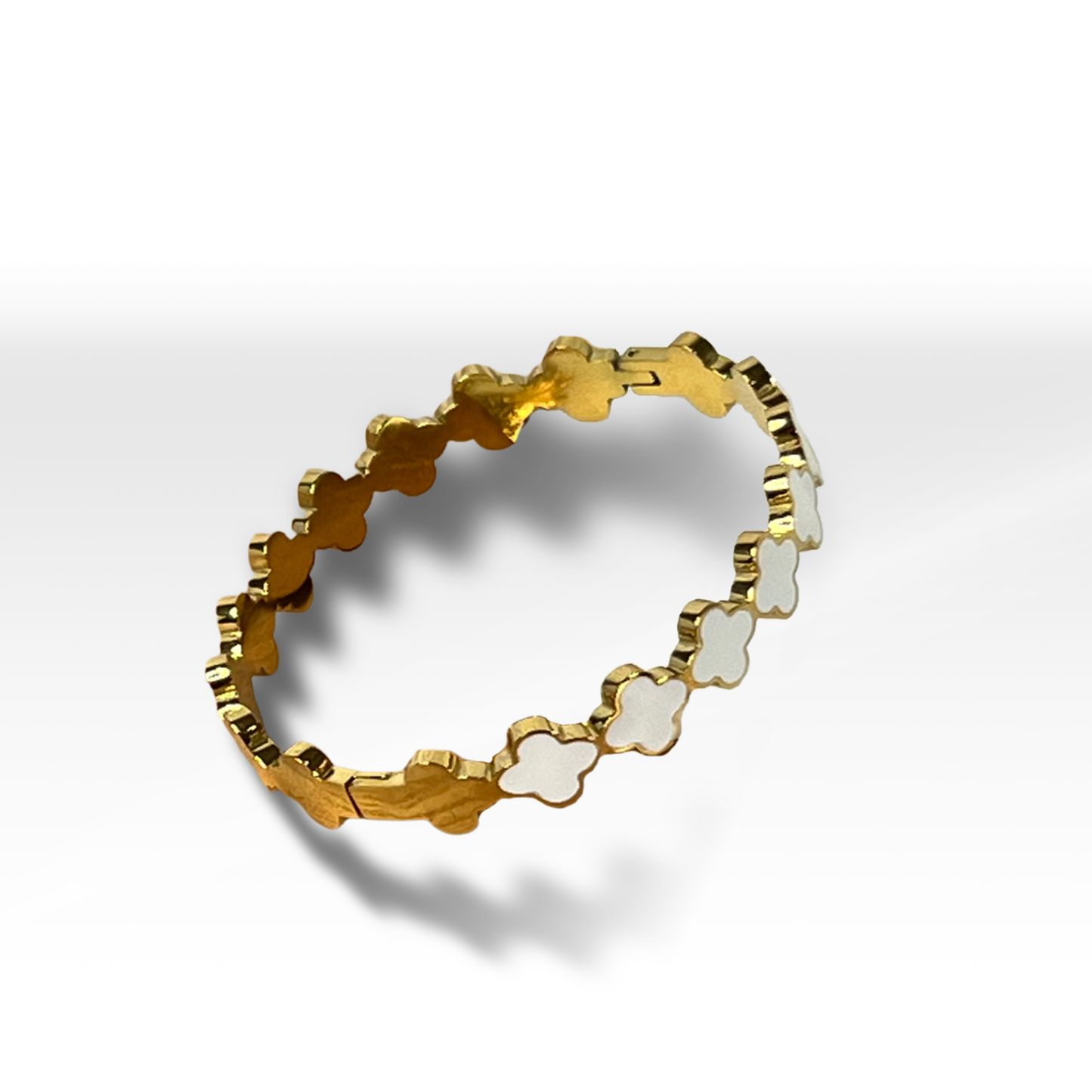 Clover | Gold Bangle