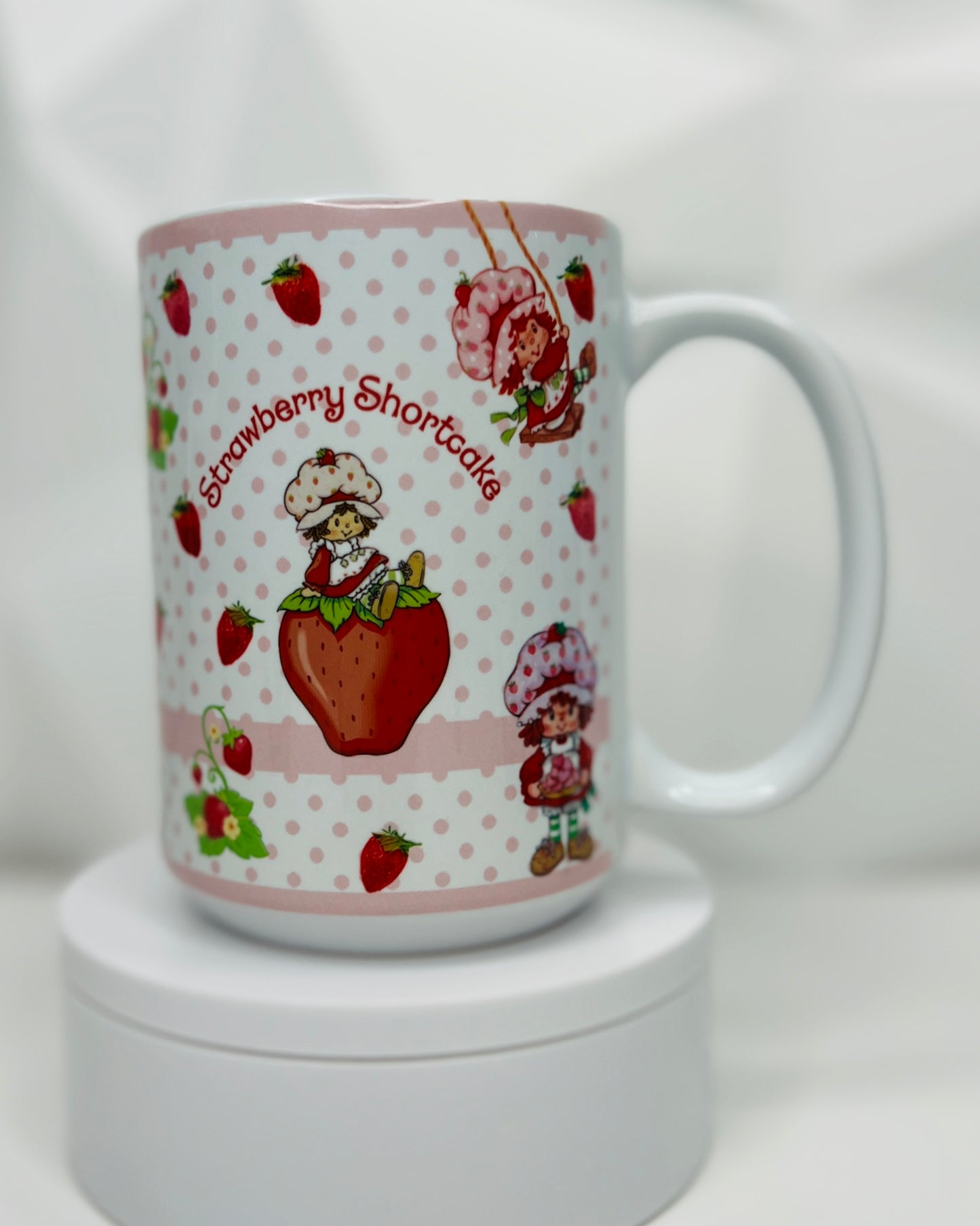 Strawberry Shortcake - Polkadots | 15oz Mug