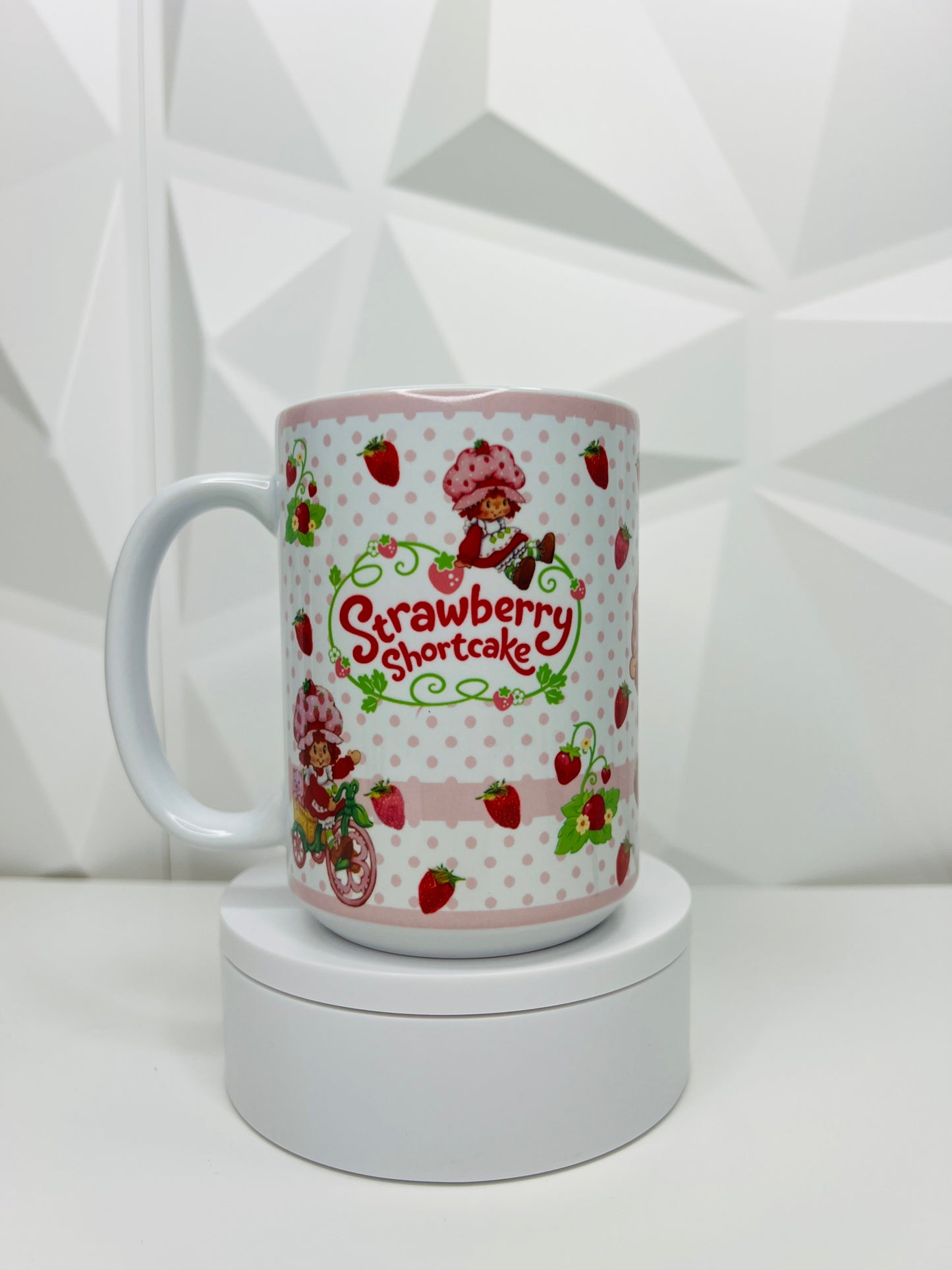 Strawberry Shortcake - Polkadots | 15oz Mug