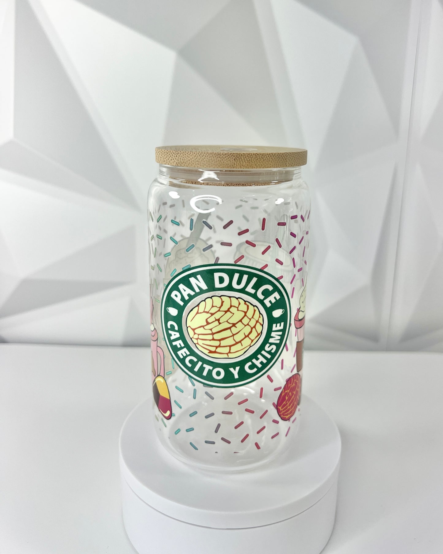 Pan Dulce Cafecito Y Chisme | 16oz Libby Glass Tumbler