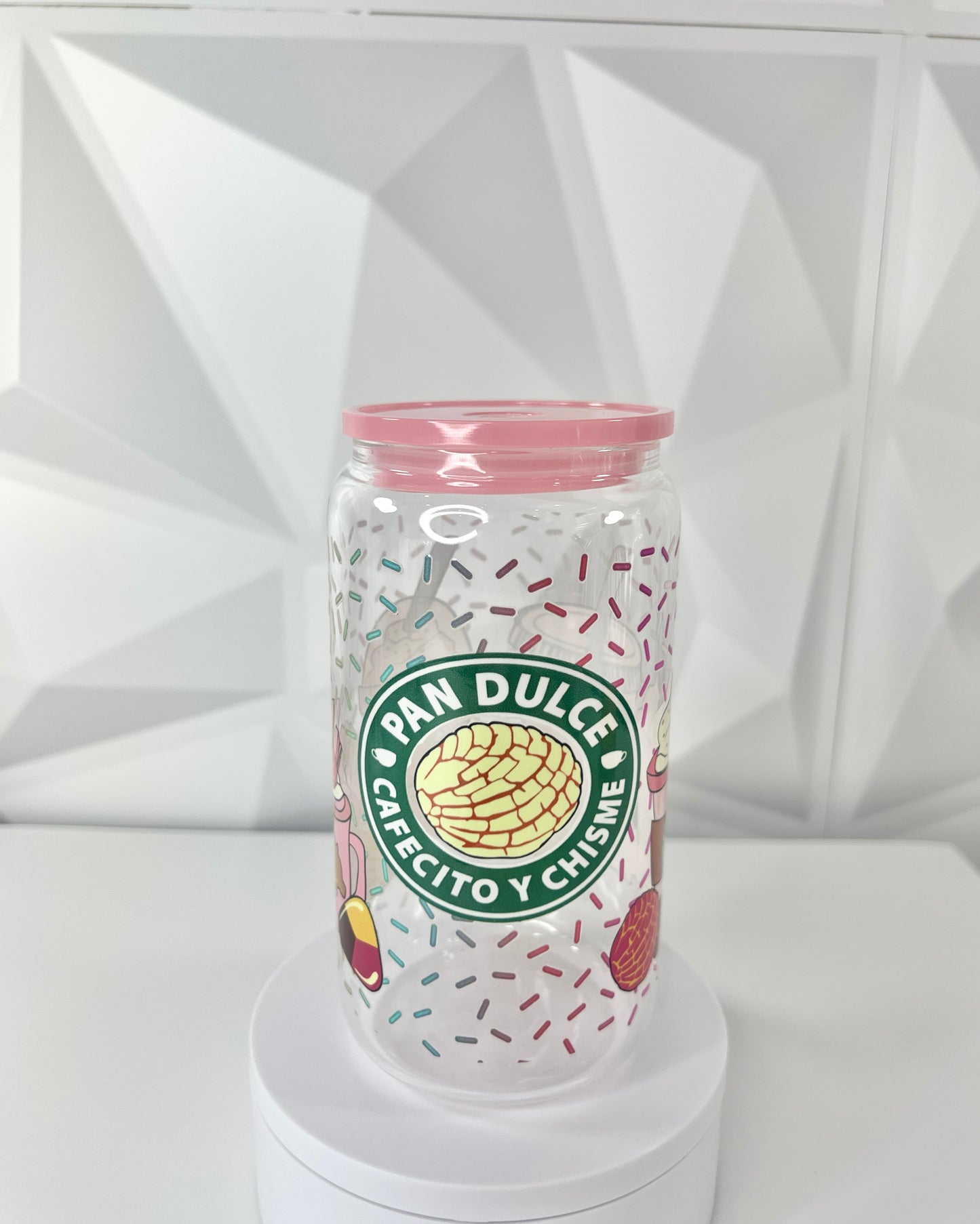 Pan Dulce Cafecito Y Chisme | 16oz Libby Glass Tumbler