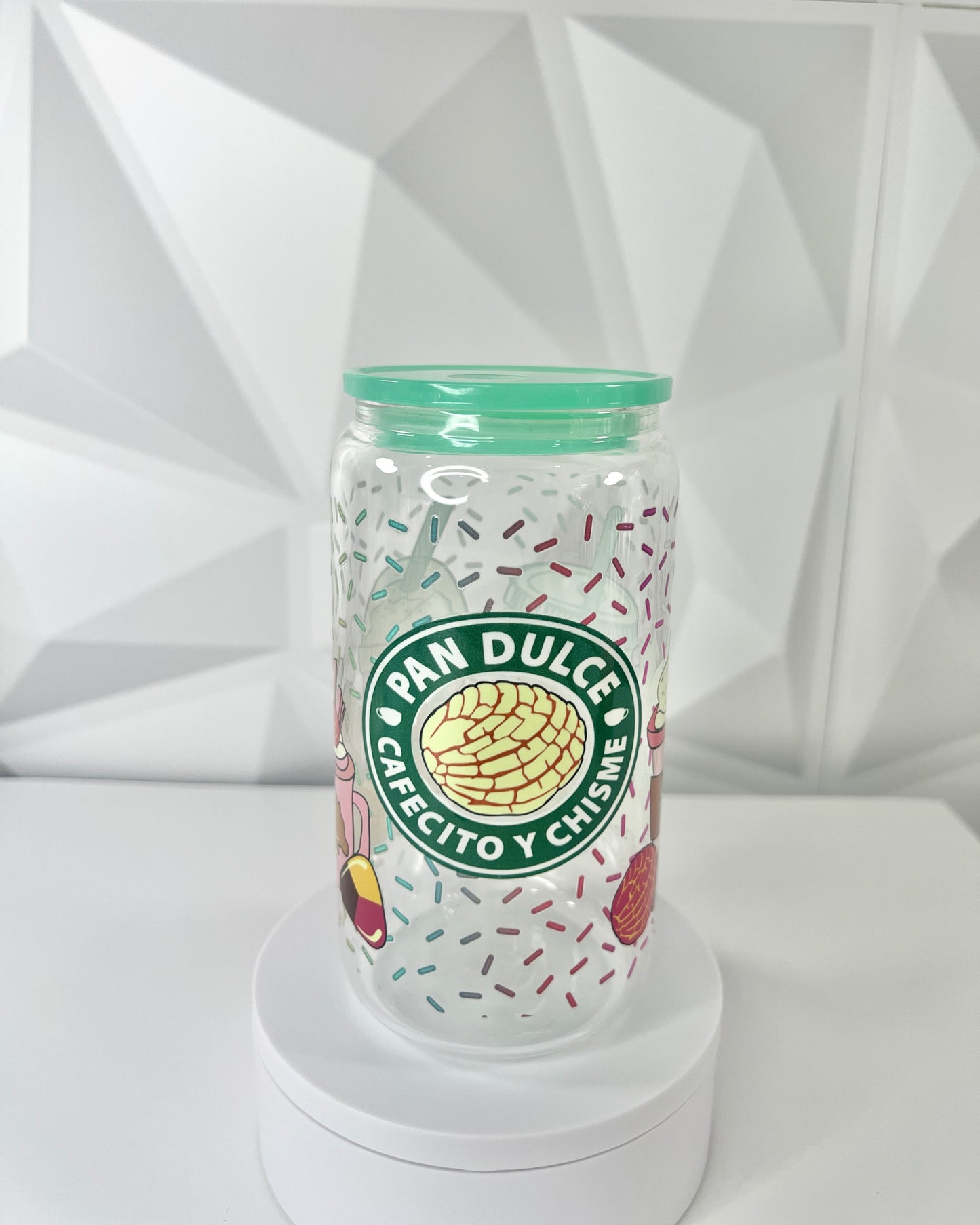 Pan Dulce Cafecito Y Chisme | 16oz Libby Glass Tumbler