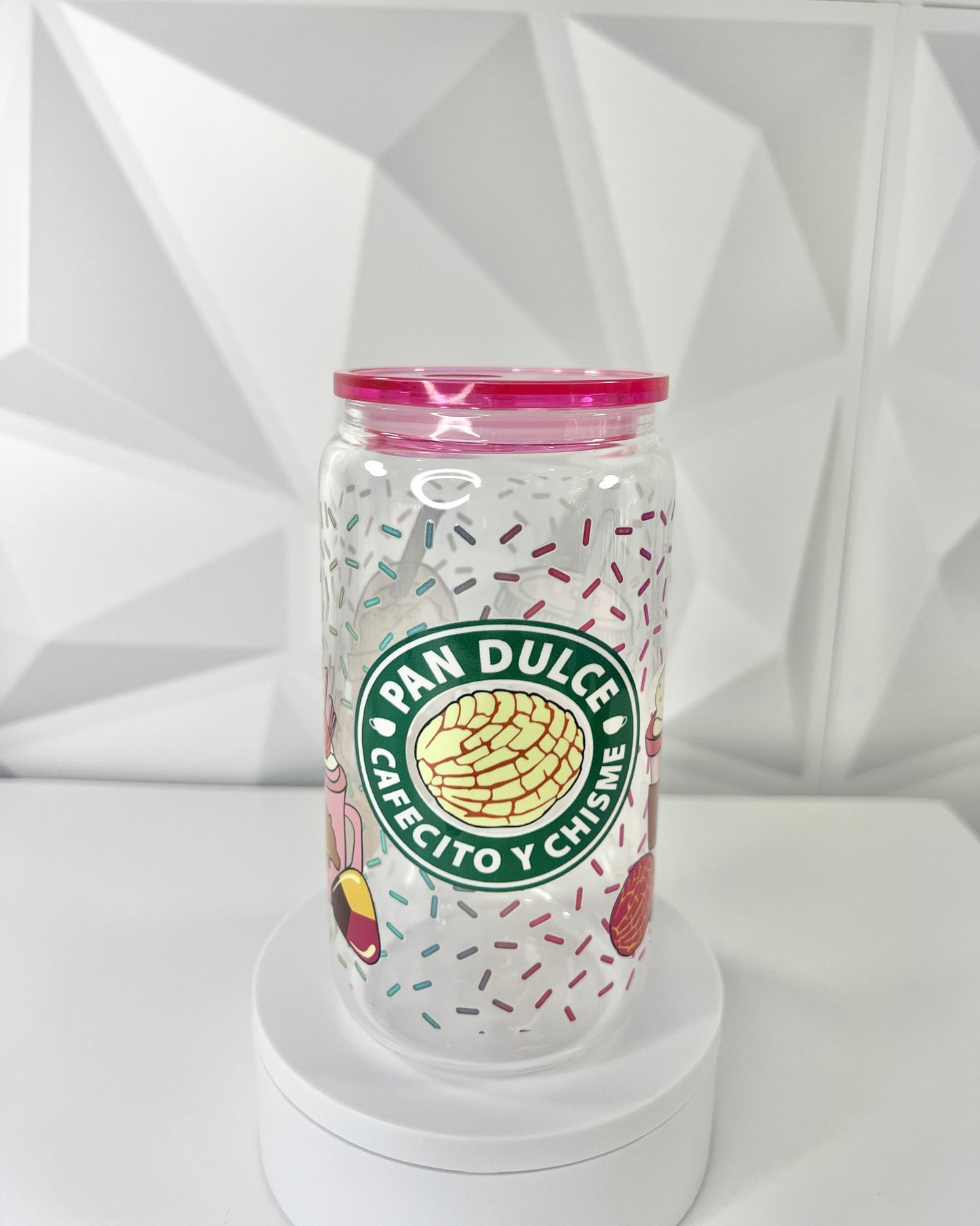 Pan Dulce Cafecito Y Chisme | 16oz Libby Glass Tumbler