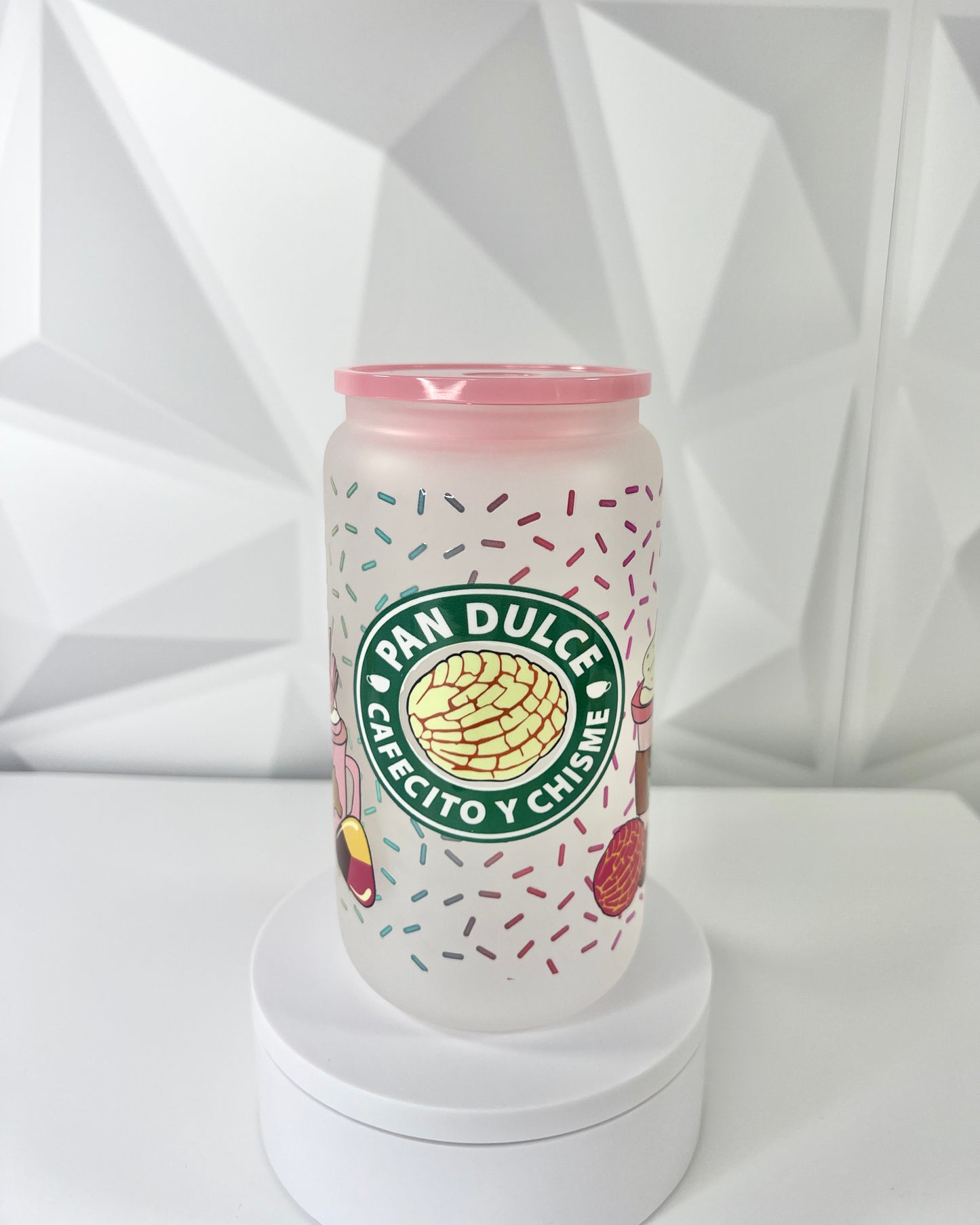 Pan Dulce Cafecito Y Chisme | 16oz Libby Glass Tumbler