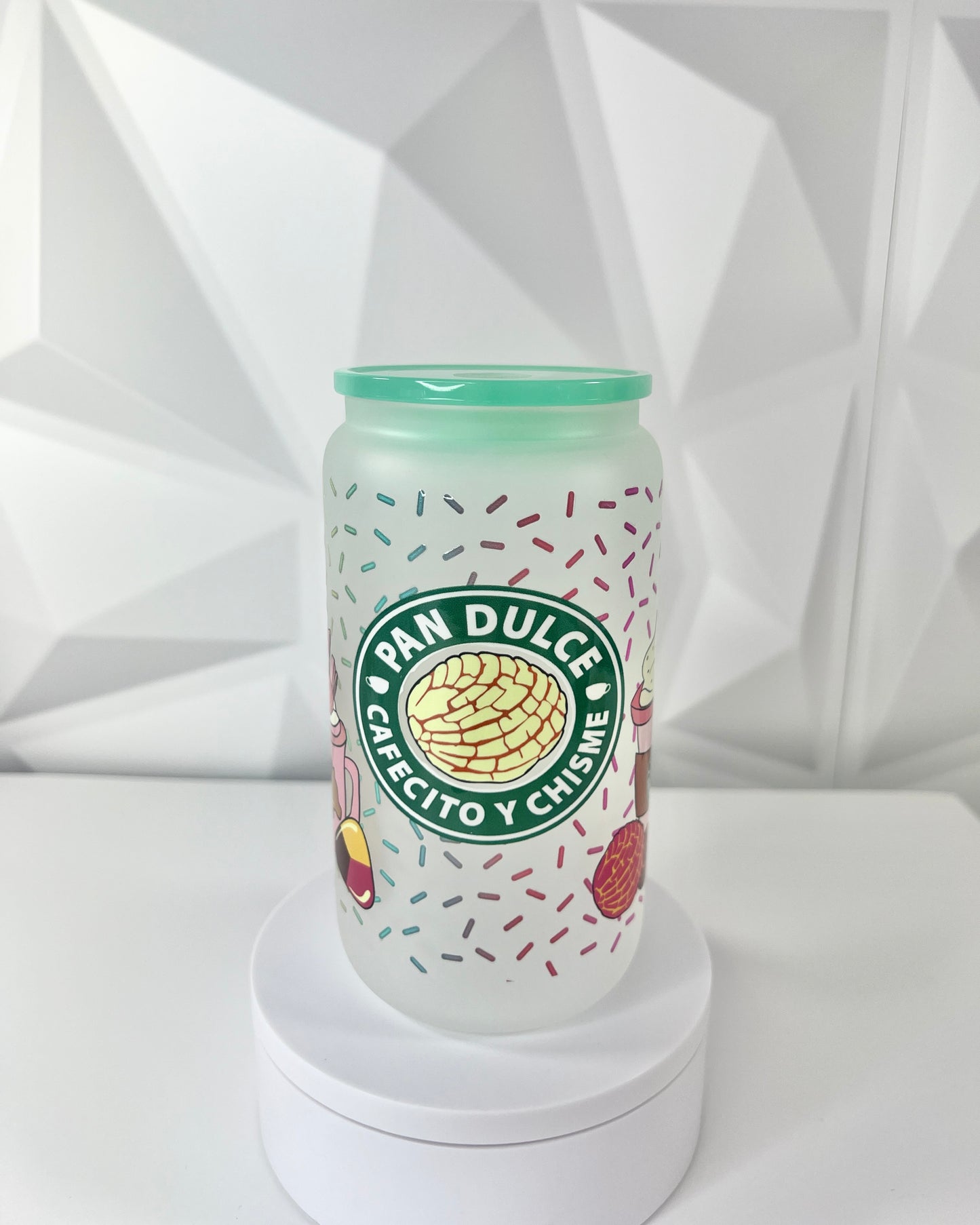 Pan Dulce Cafecito Y Chisme | 16oz Libby Glass Tumbler