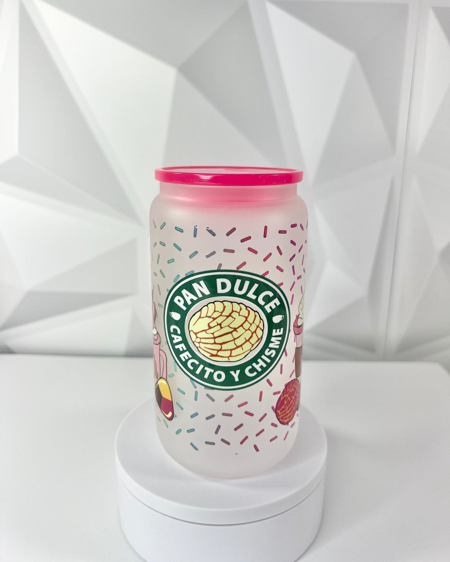 Pan Dulce Cafecito Y Chisme | 16oz Libby Glass Tumbler