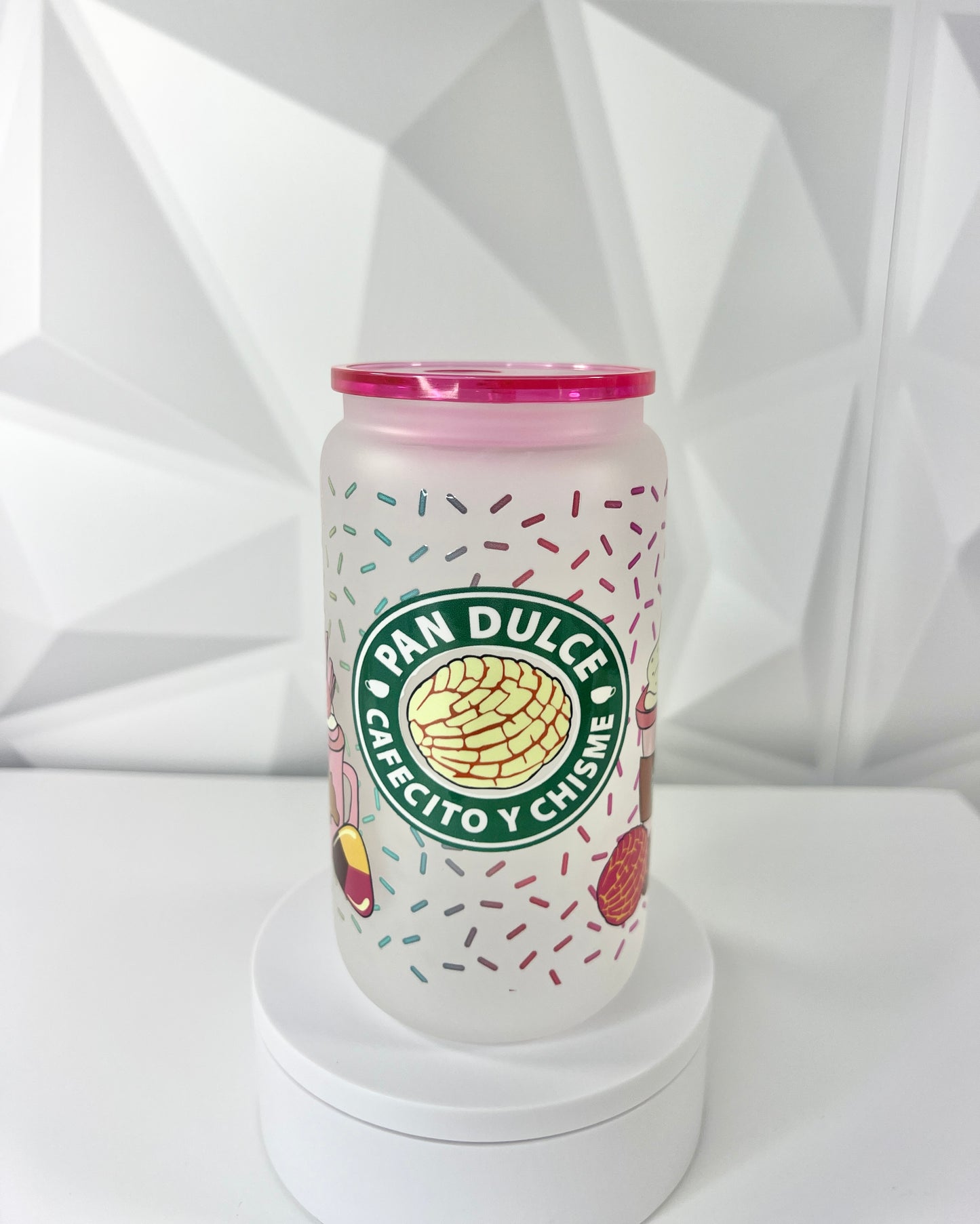 Pan Dulce Cafecito Y Chisme | 16oz Libby Glass Tumbler