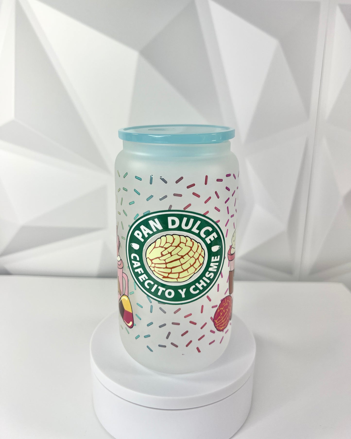 Pan Dulce Cafecito Y Chisme | 16oz Libby Glass Tumbler