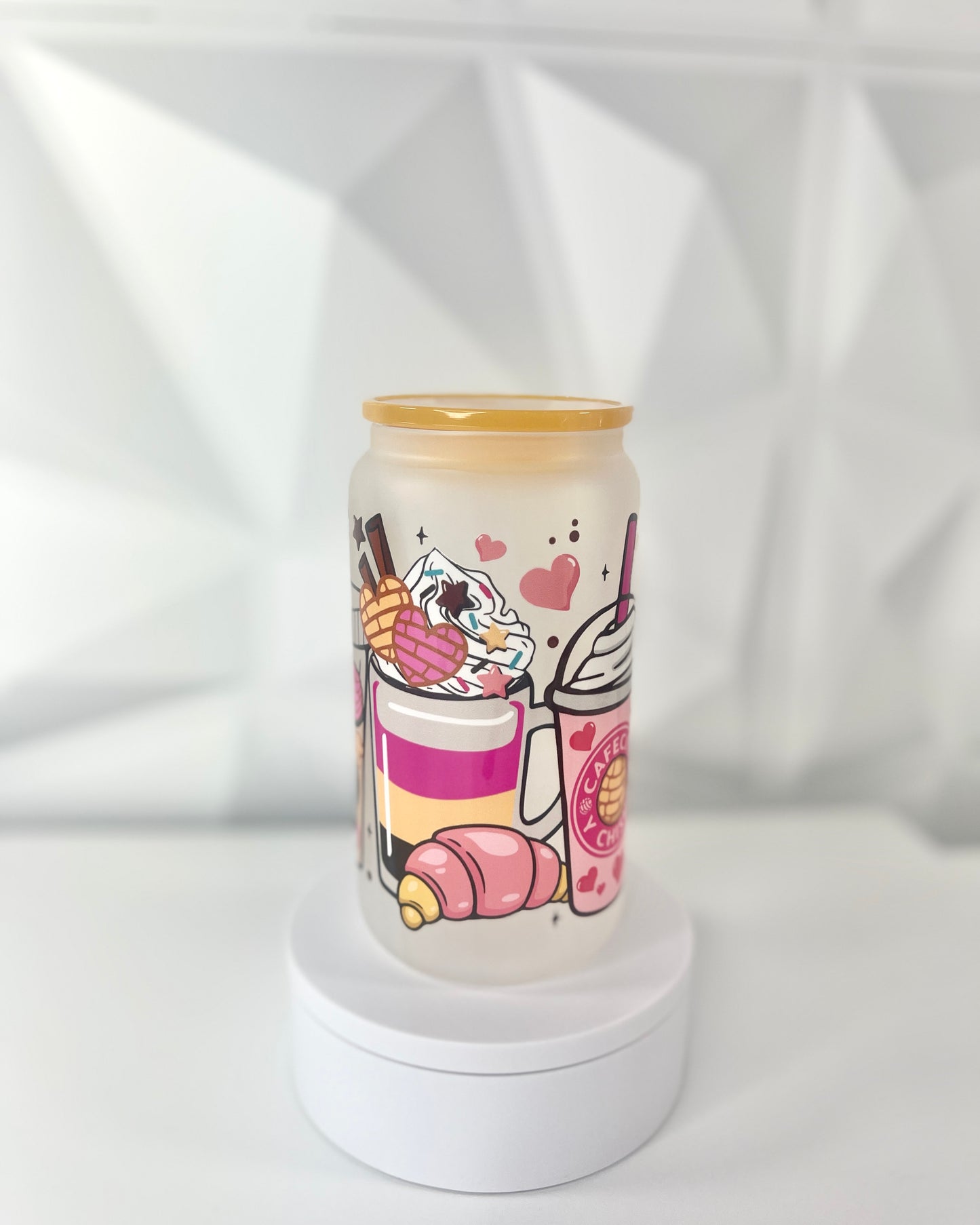 Cafecito Y Chisme 02 | 16oz Libby Glass Tumbler