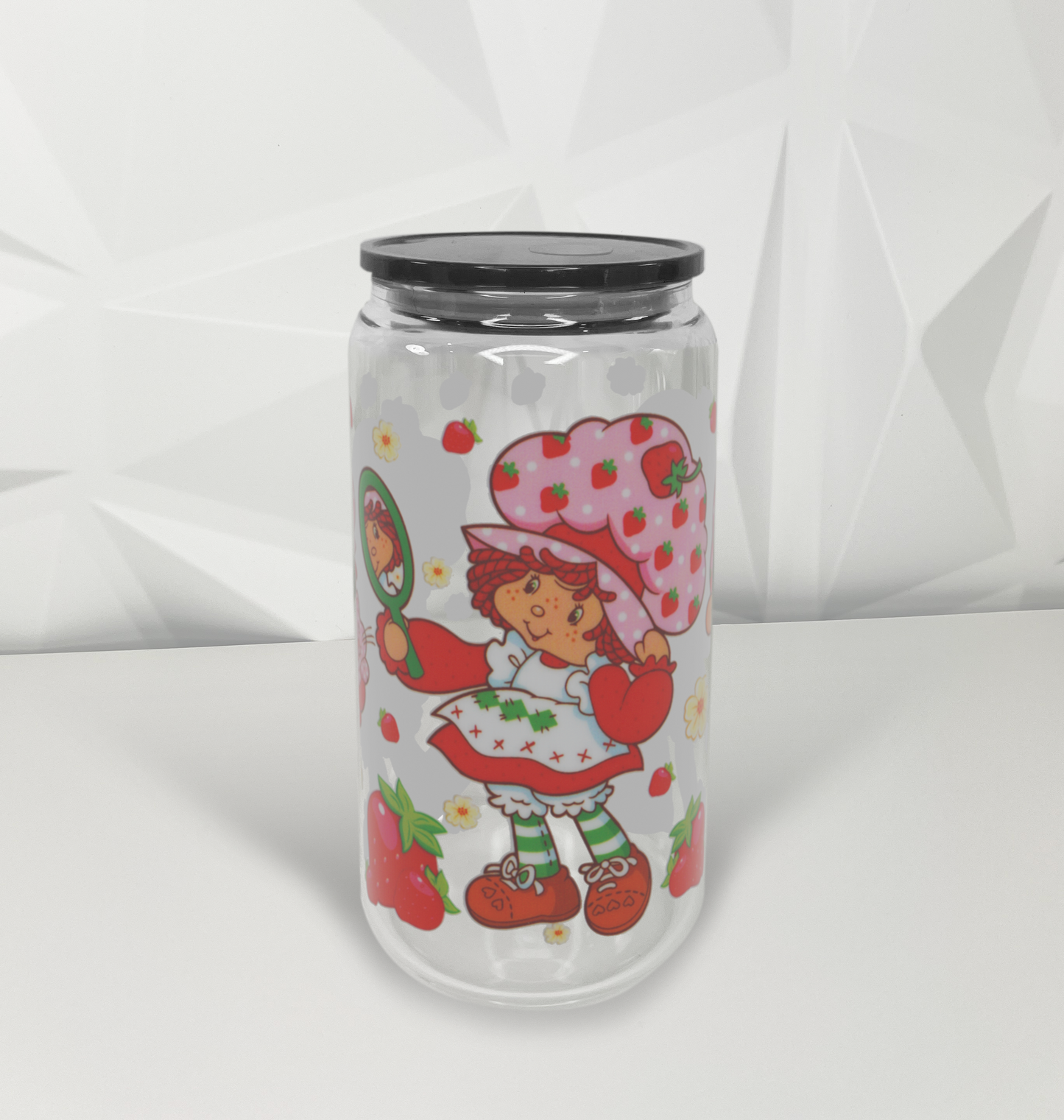 Strawberry Girl - Mirror | 16oz Libby Glass Tumbler