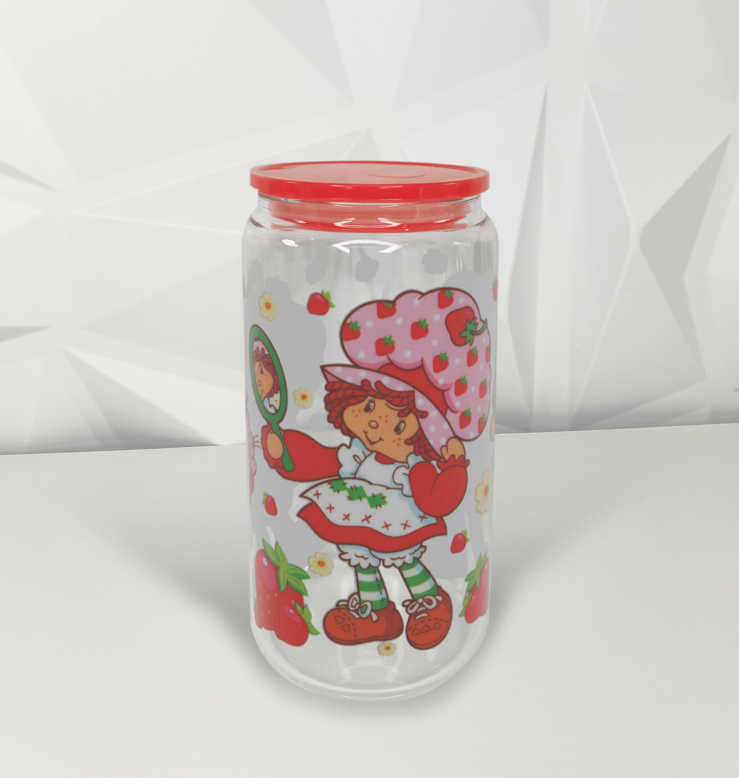 Strawberry Girl - Mirror | 16oz Libby Glass Tumbler