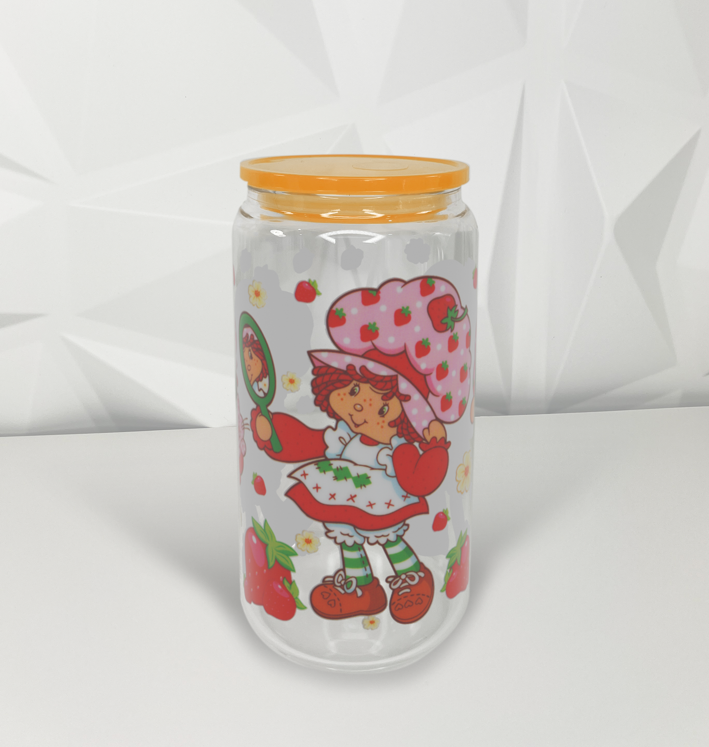 Strawberry Girl - Mirror | 16oz Libby Glass Tumbler