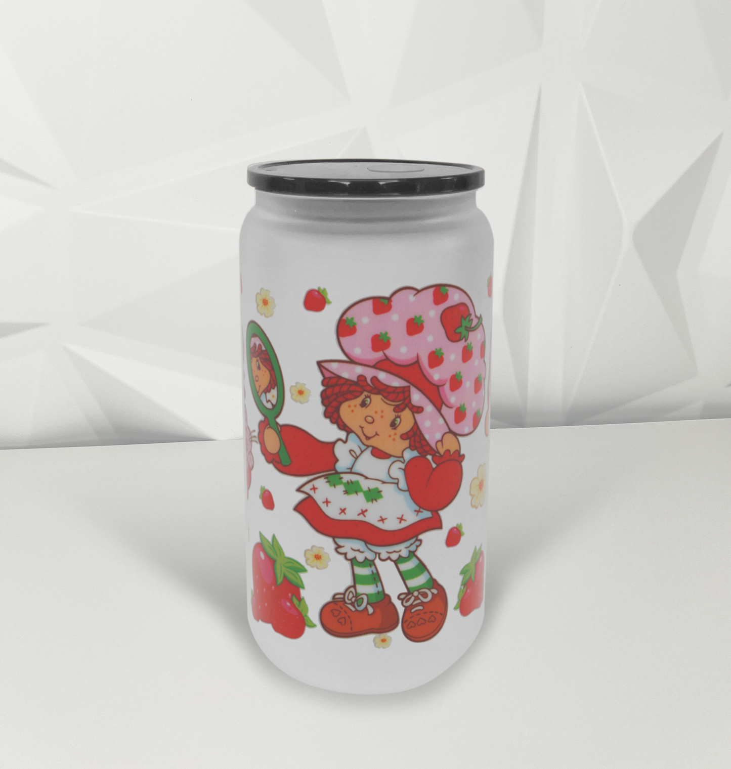 Strawberry Girl - Mirror | 16oz Libby Glass Tumbler