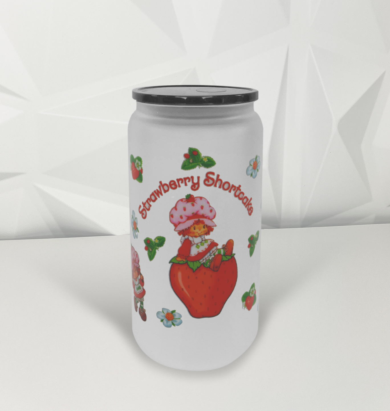 Strawberry Girl -02 | 16oz Libby Glass Tumbler