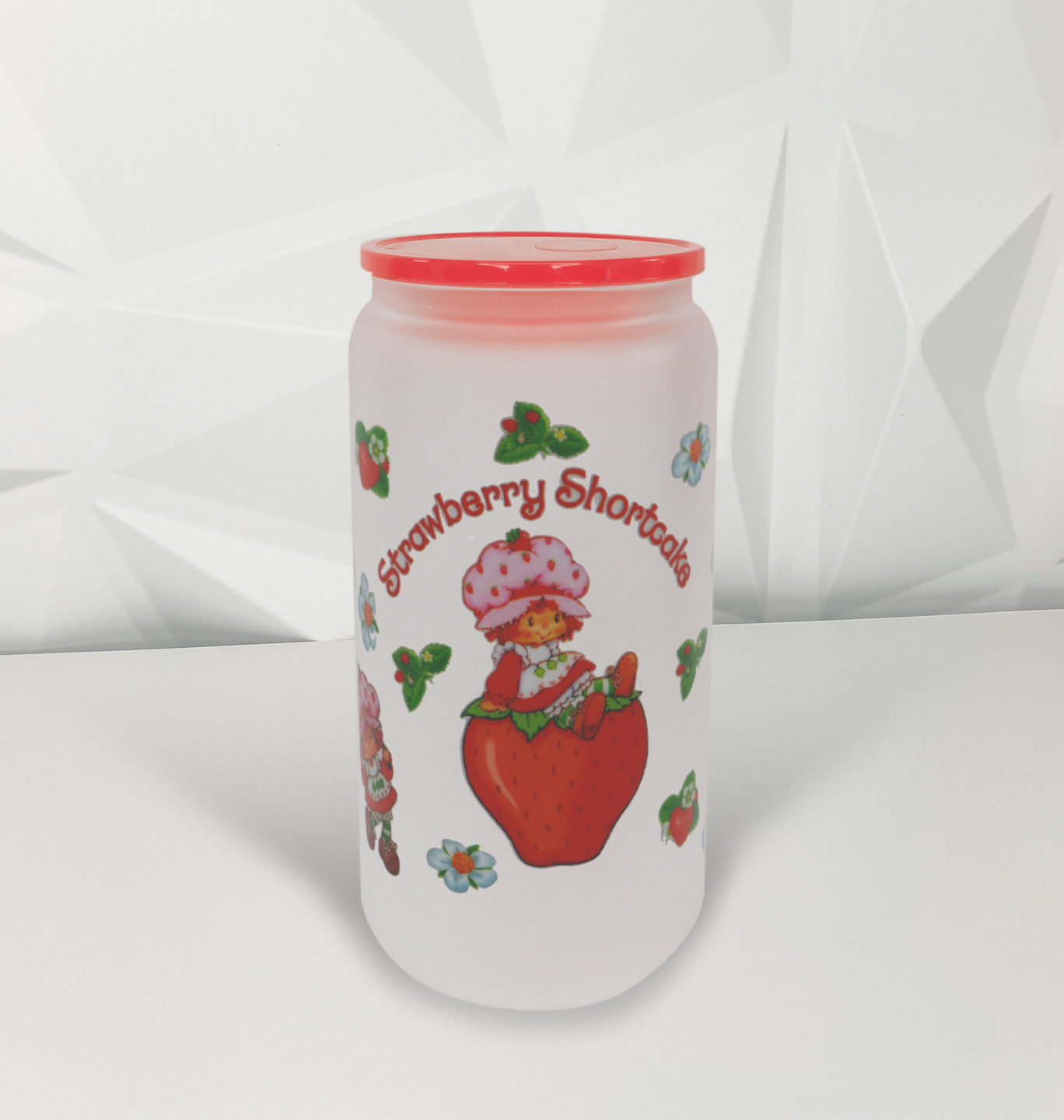 Strawberry Girl -02 | 16oz Libby Glass Tumbler