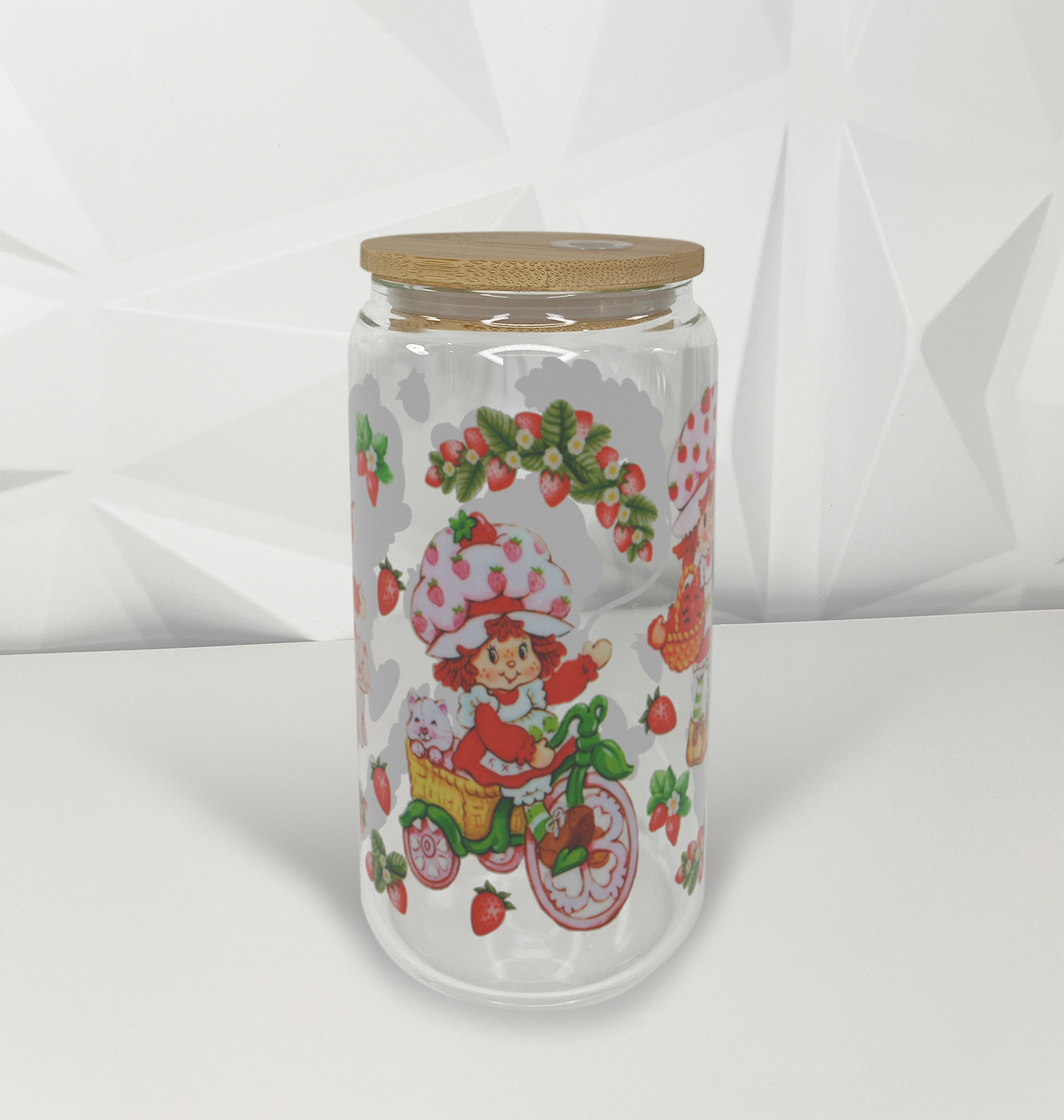 Strawberry Girl - Vines | 16oz Libby Glass Tumbler