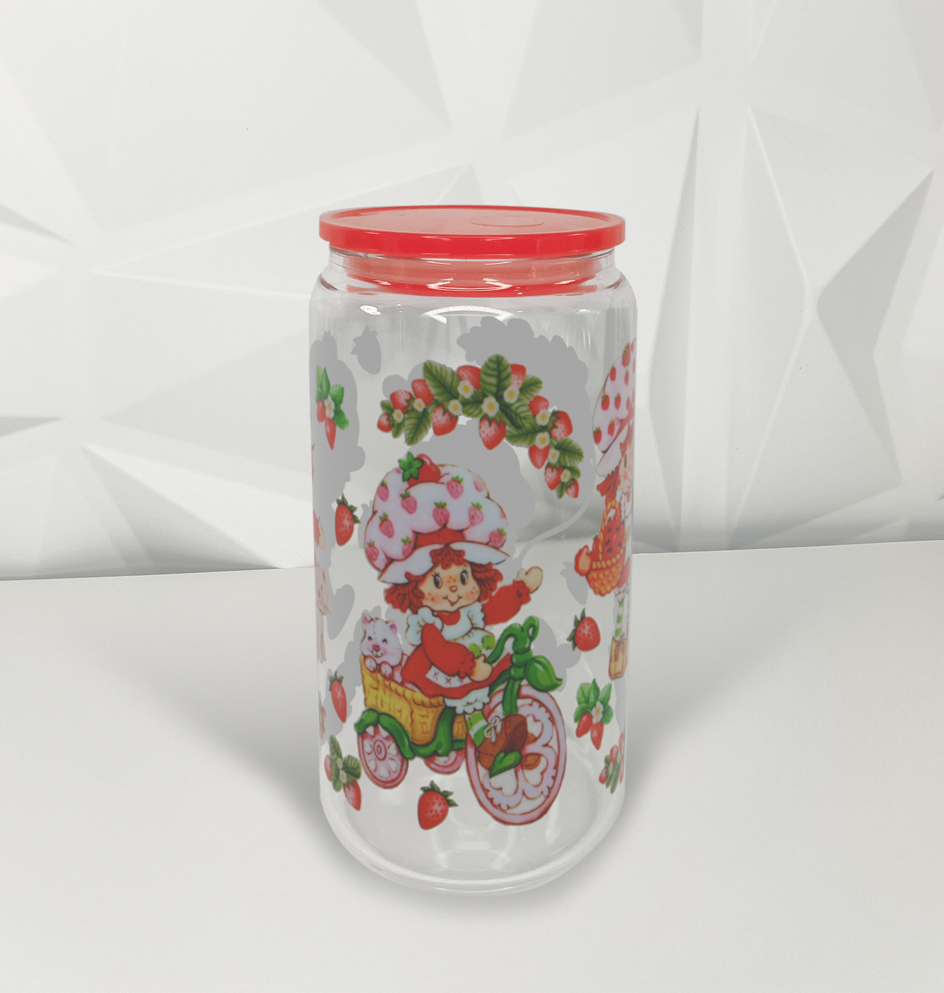 Strawberry Girl - Vines | 16oz Libby Glass Tumbler