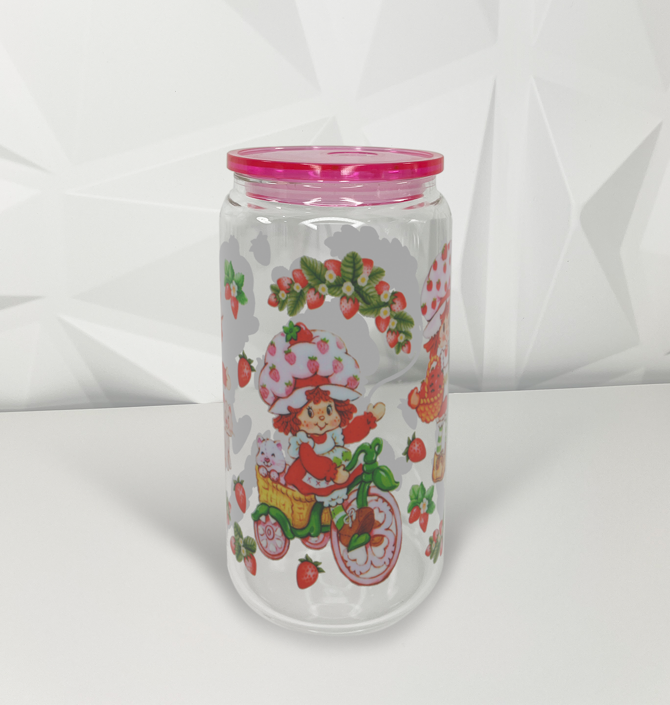 Strawberry Girl - Vines | 16oz Libby Glass Tumbler