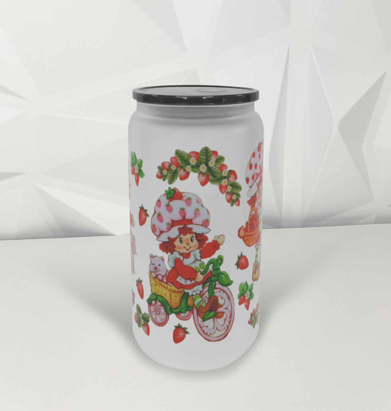 Strawberry Girl - Vines | 16oz Libby Glass Tumbler