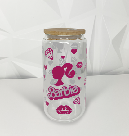 Pink Doll - 02 | 16oz Libby Glass Tumbler