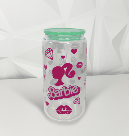 Pink Doll - 02 | 16oz Libby Glass Tumbler