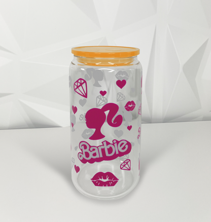 Pink Doll - 02 | 16oz Libby Glass Tumbler