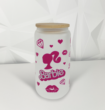 Pink Doll - 02 | 16oz Libby Glass Tumbler