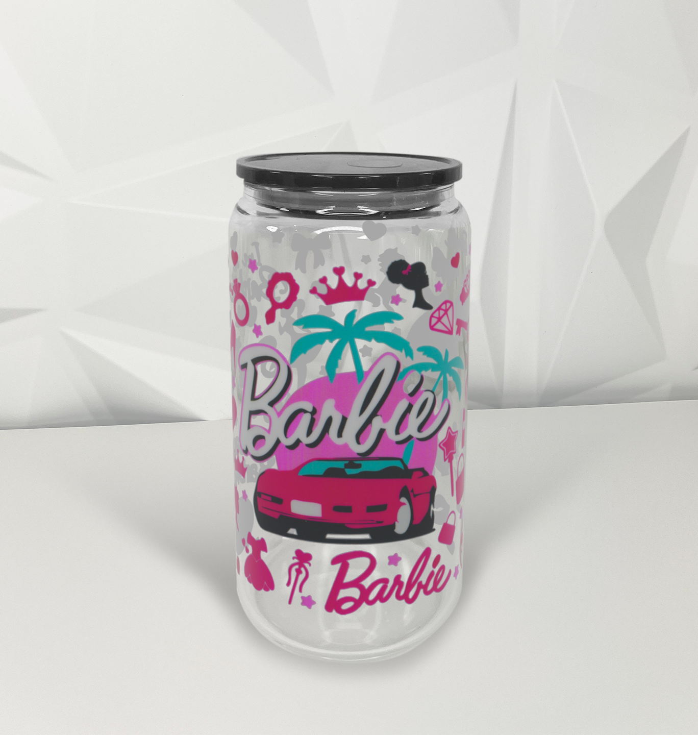 Pink Doll - Dream Car | 16oz Libby Glass Tumbler