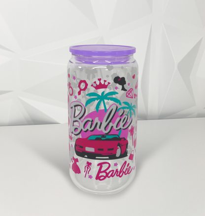 Pink Doll - Dream Car | 16oz Libby Glass Tumbler